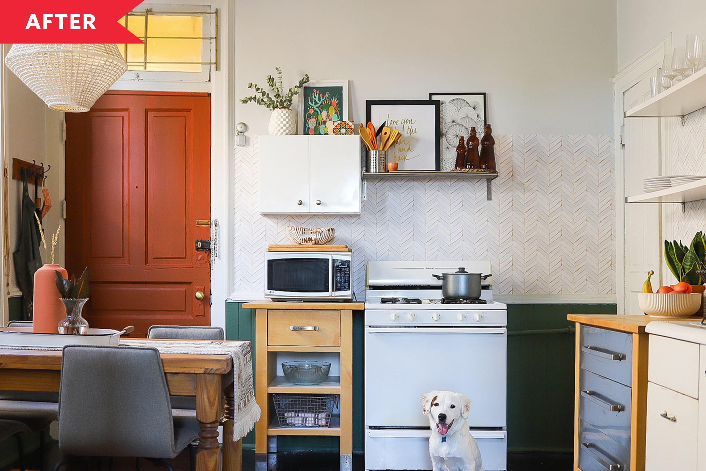 Before After A Diyer Turns A Bare Bones Space Into A Full Kitchen For 543 Apartment Therapy