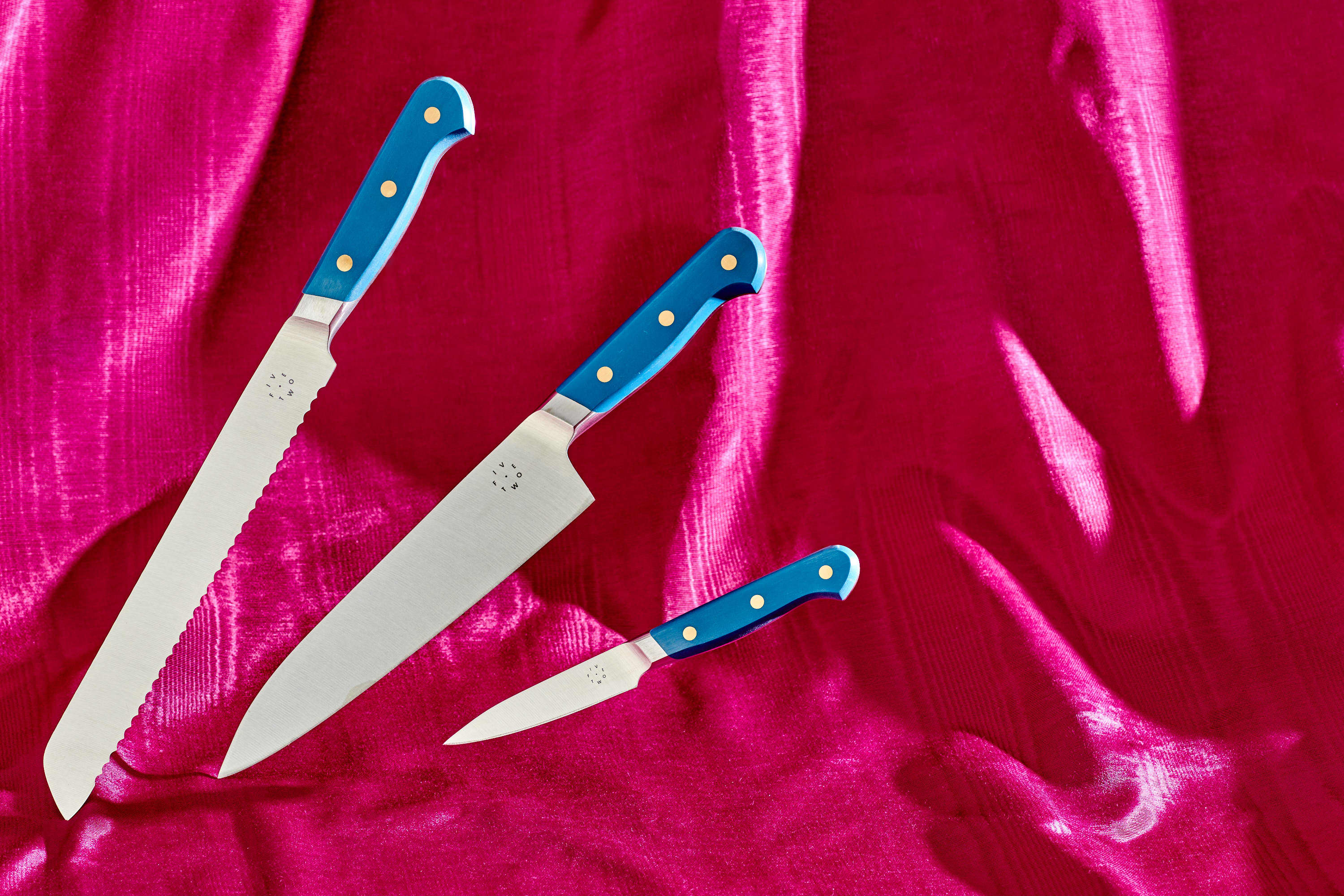 Misen Short Serrated Knife - Blue - 22 requests