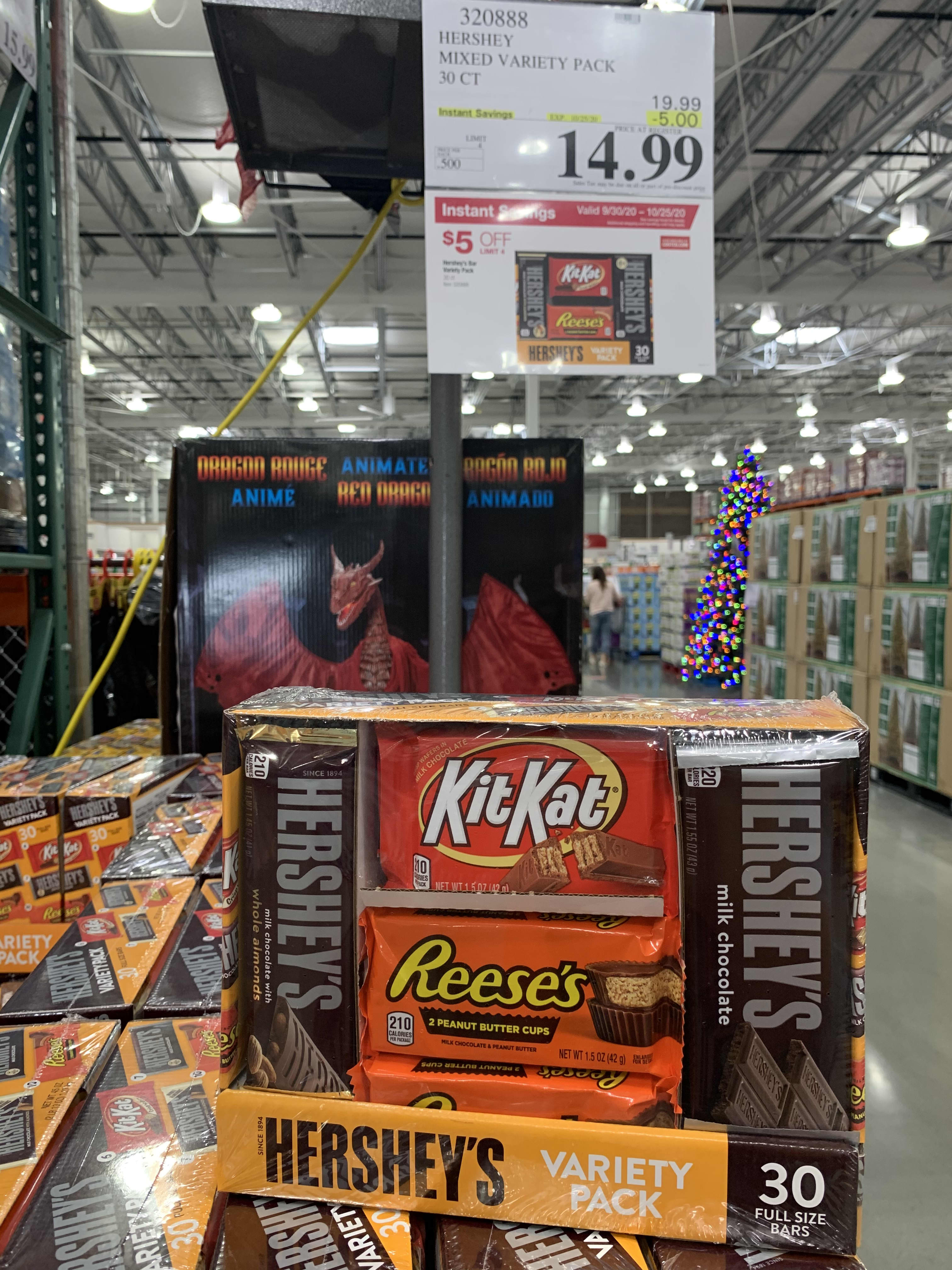 Costco Sale Item Review Taste Test Hershey's Hersheys 30 Full Size Bars  Chocolate Candy Assortment 