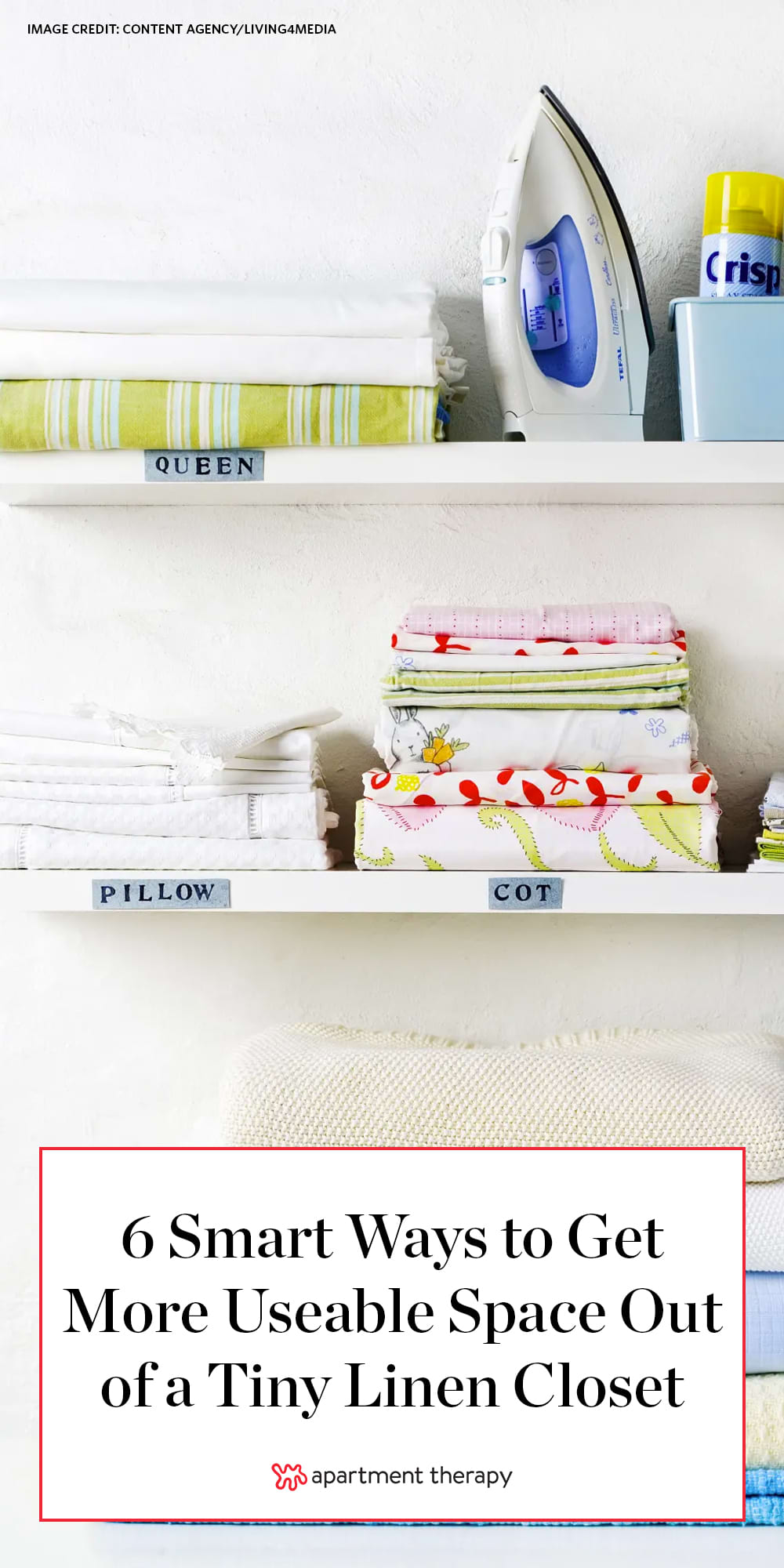 6 Ways to Get More Space Out of a Tiny Linen Closet