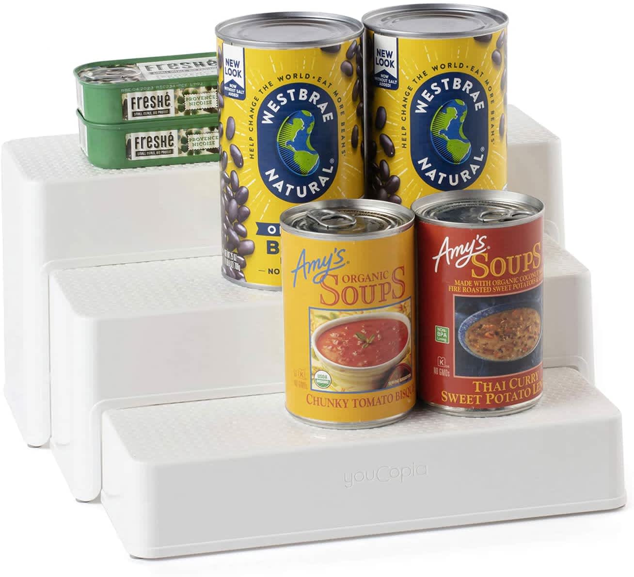 Shelf Reliance Large Food Organizer - Multiple Can Sizes - Designed for Canned  Goods for Cupboard, Pantry and