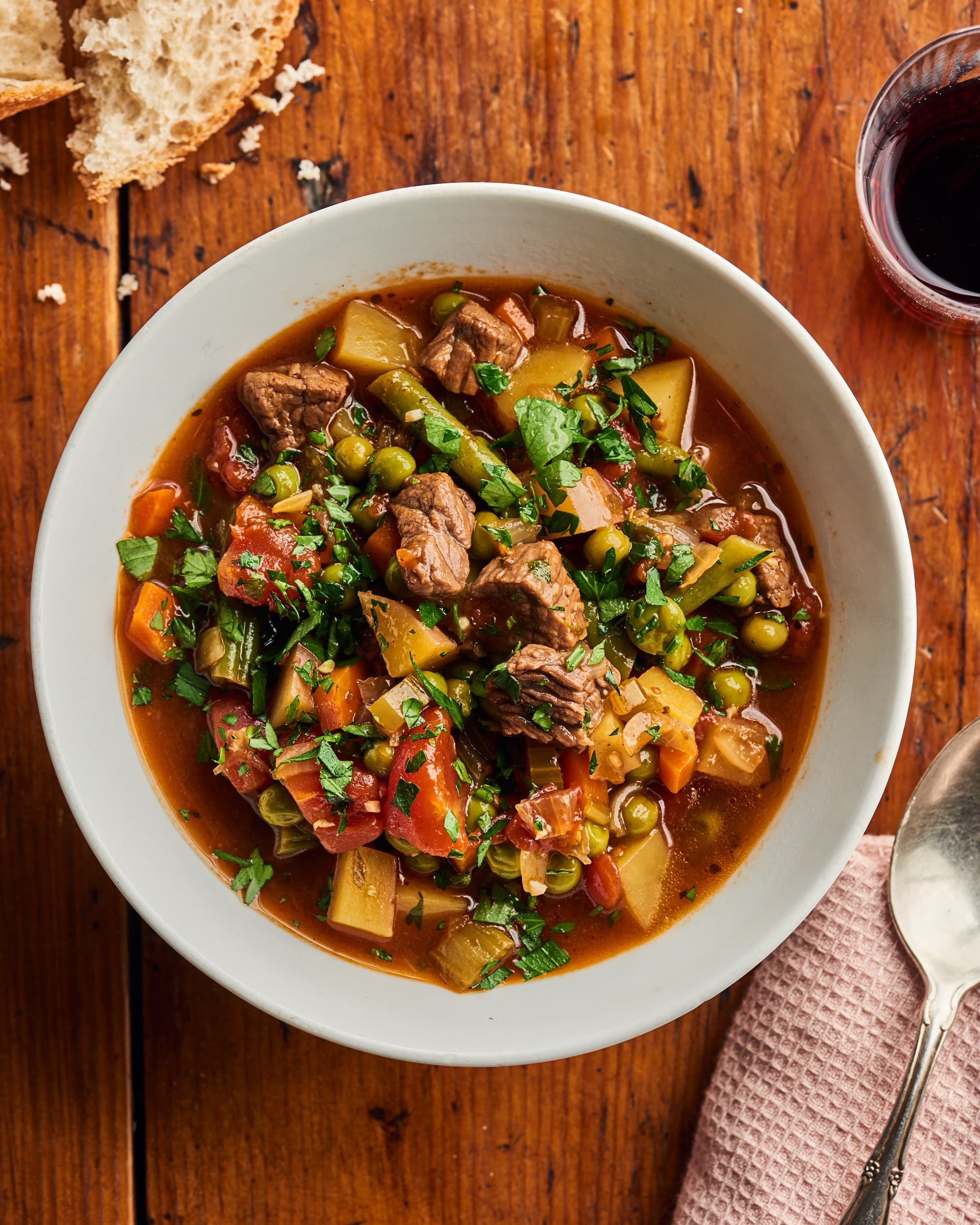 Vegetable Beef Noodle Soup - easy, hearty and comforting soup recipe!