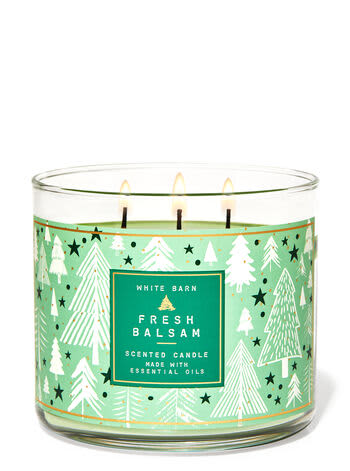 bath and body works pine tree candle