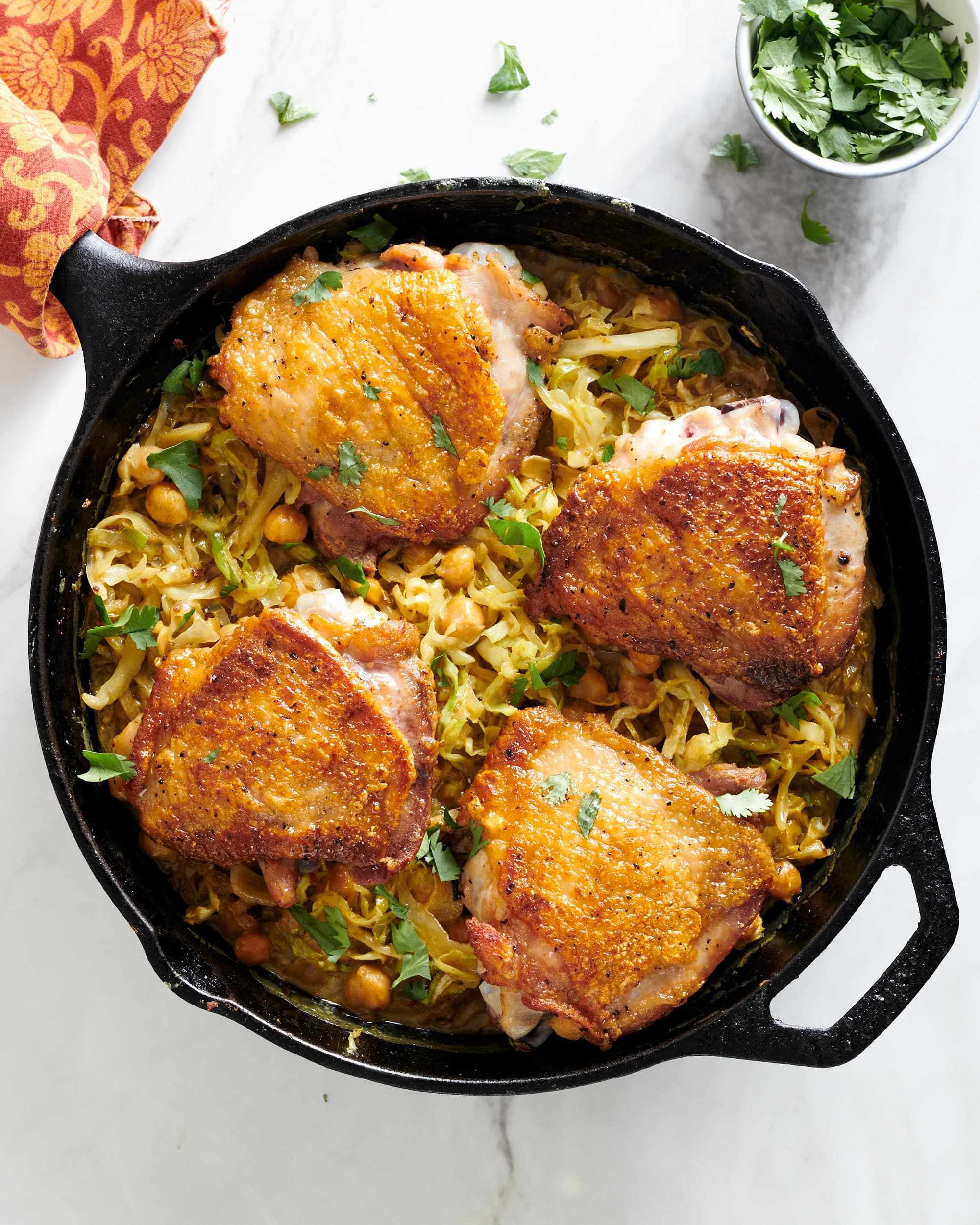 One-Pan Chicken and Cabbage (Made in less than 30 mins)