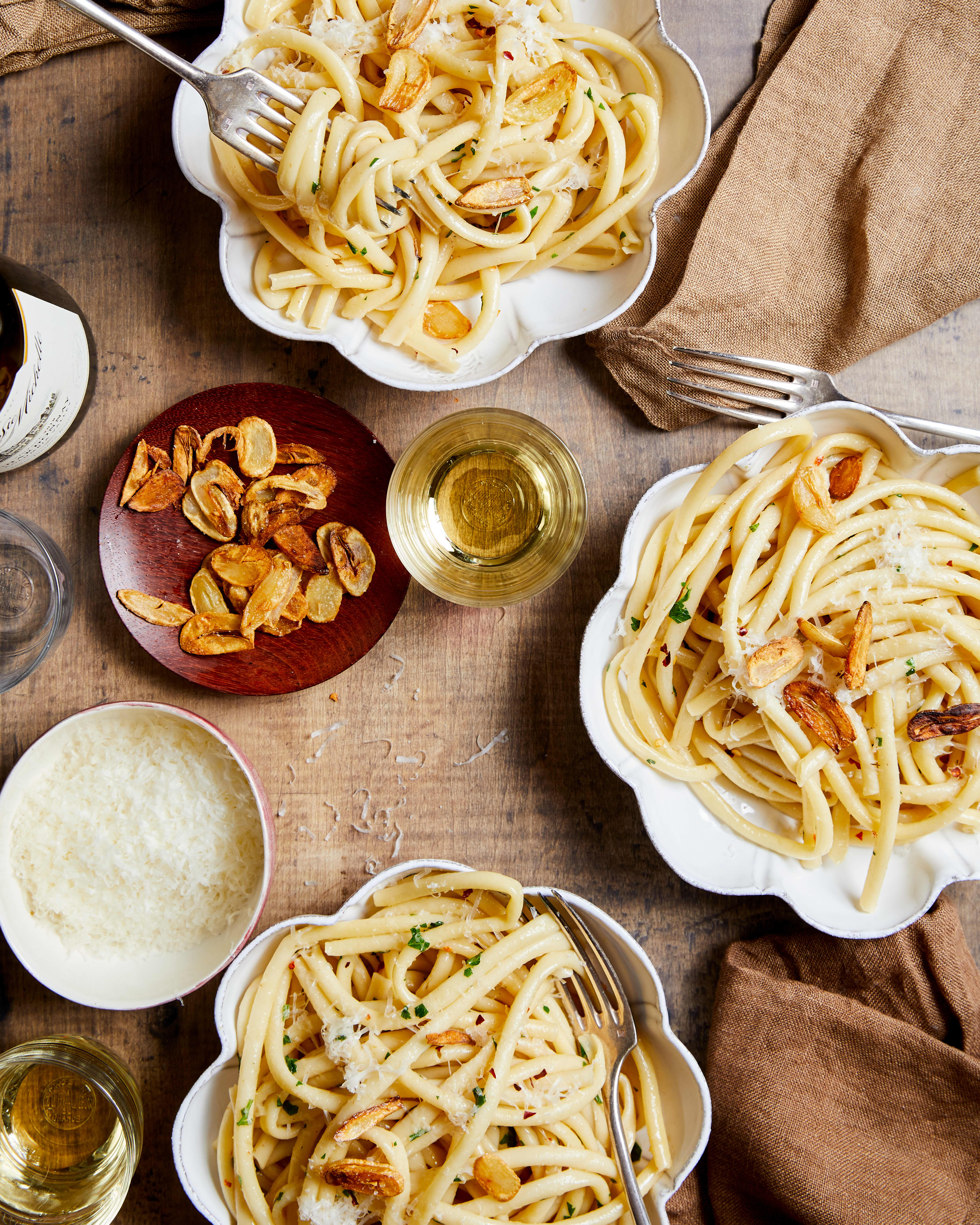 Roasted Garlic Spaghetti Recipe 