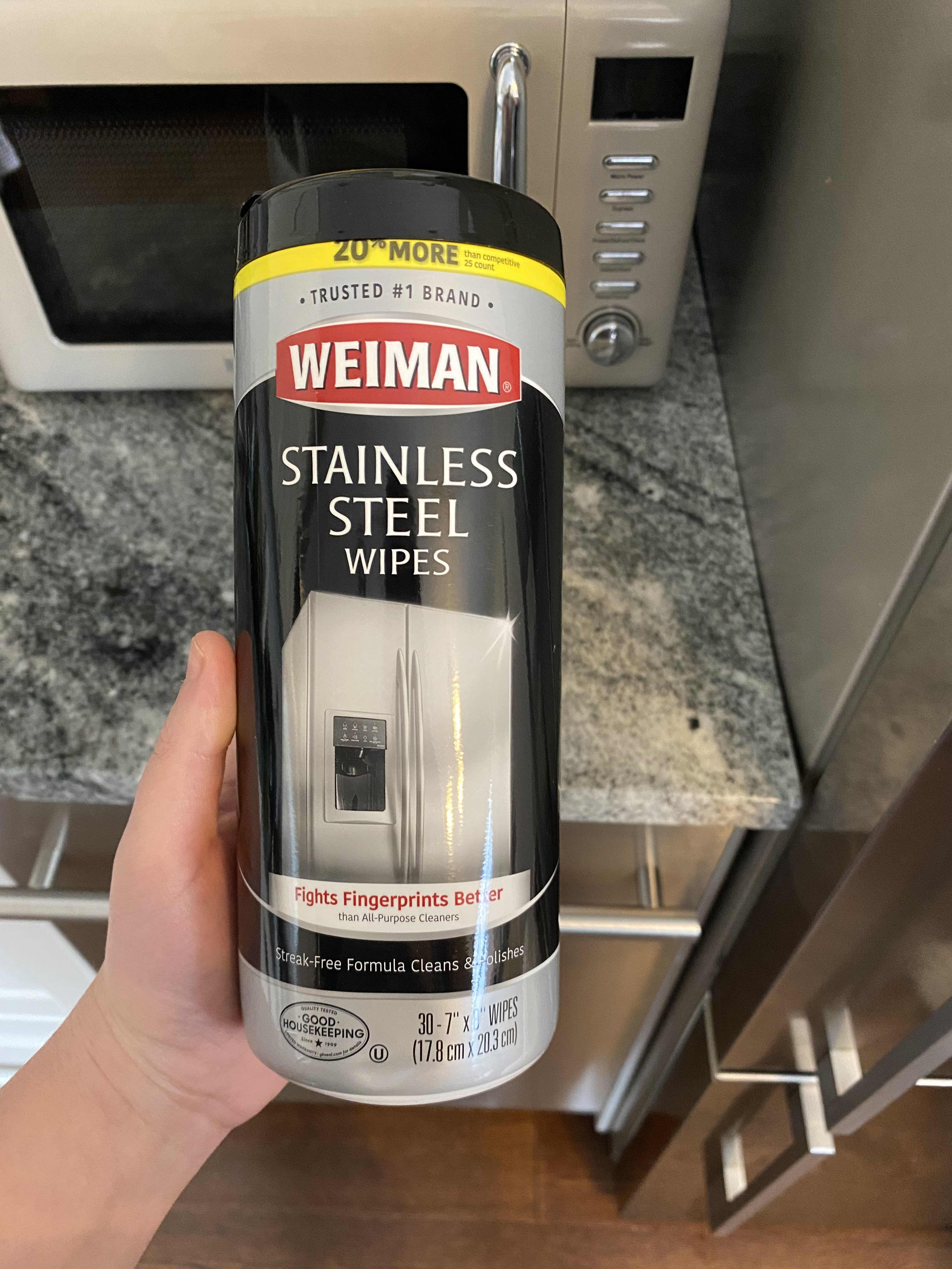 Weiman Stainless Steel Wipes 4 Pack