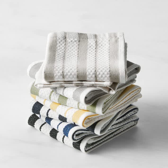 Flour Sack Tea Towel Swedish Dishcloth Set Beatles Inspired Kitchen Towel Screen Printed Songs Eco-friendly Hand towel Music Absorbent Gift