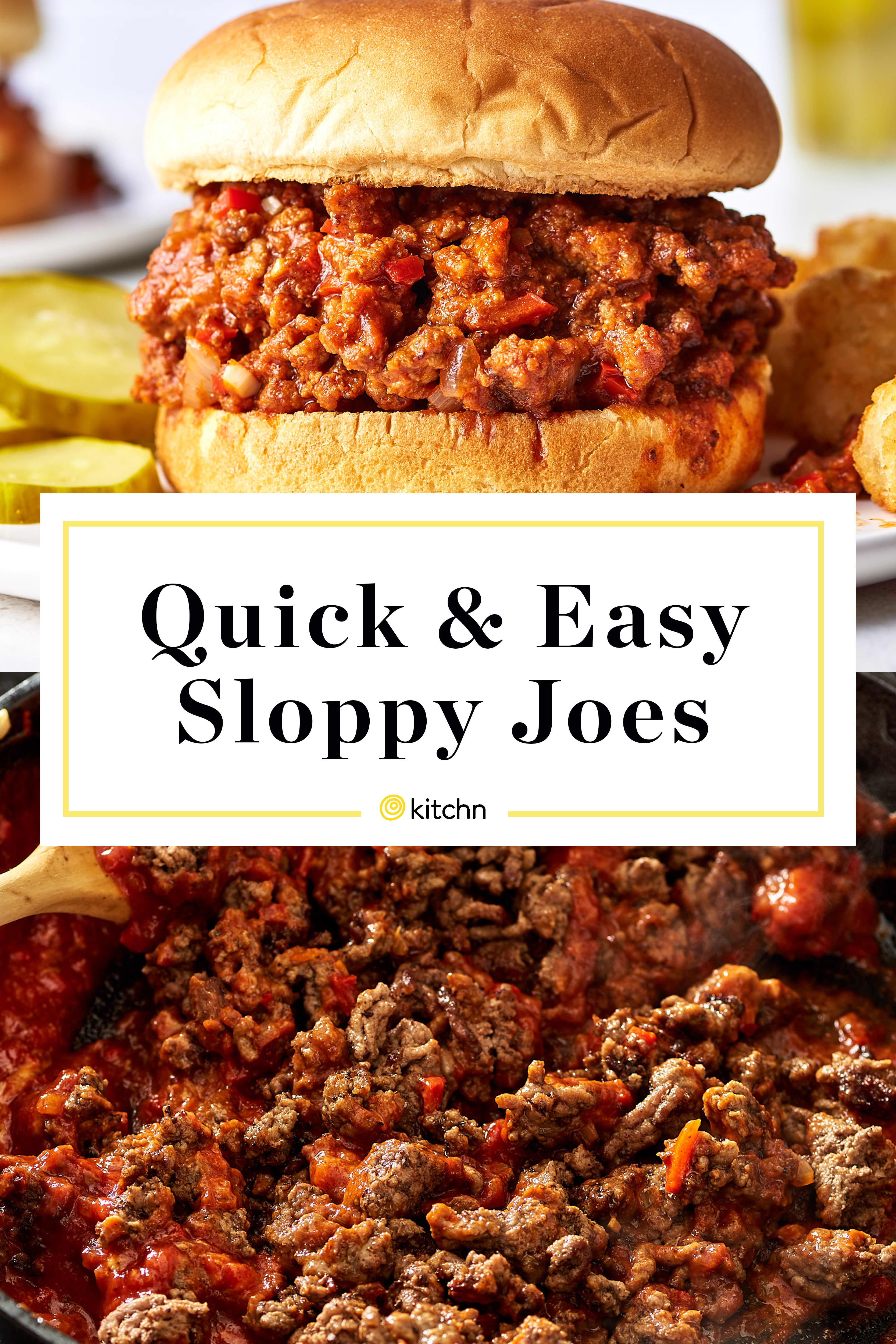 Homestyle Sloppy Joes – Kitcheneez Mixes & More!