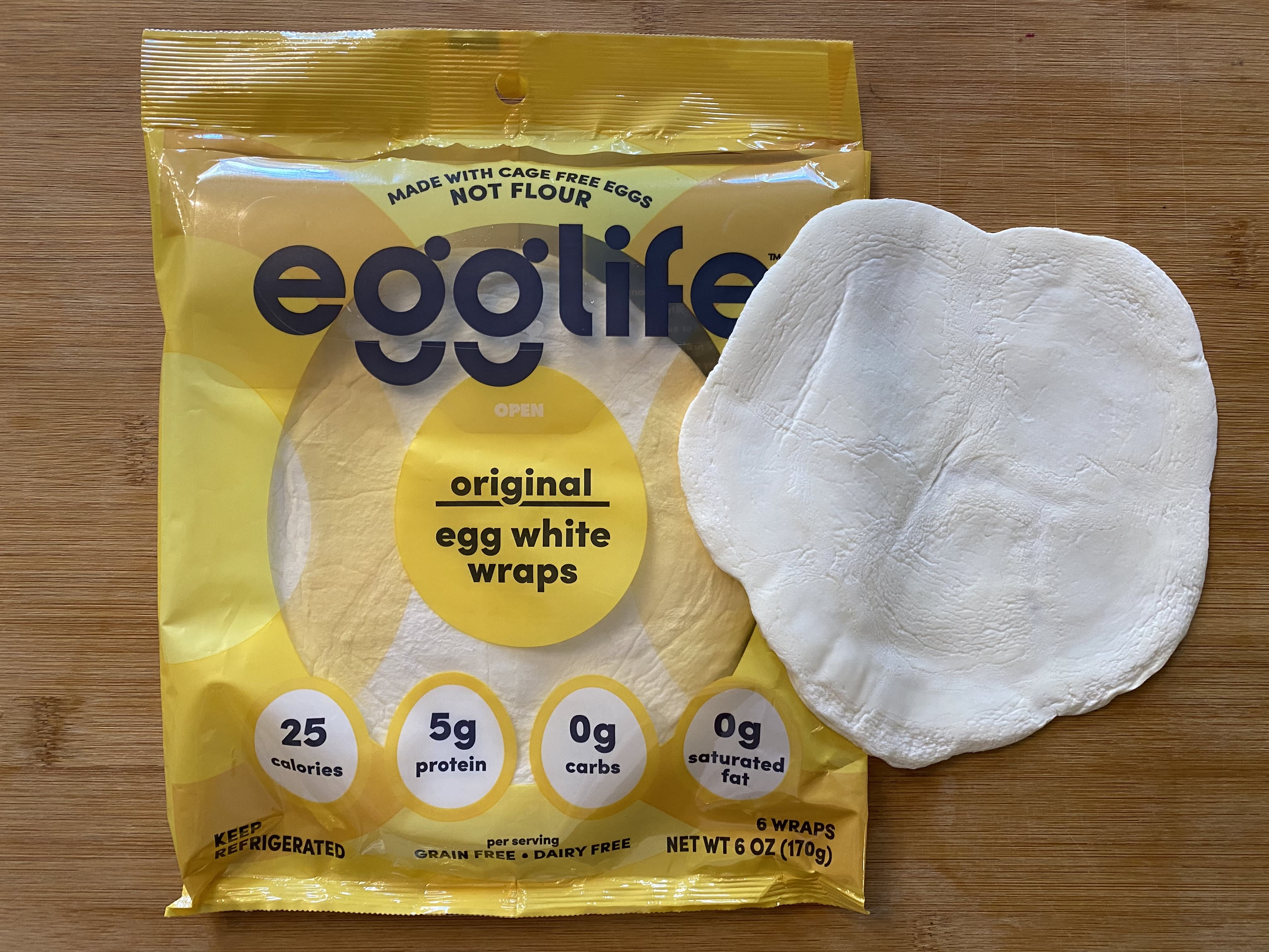 2 Ingredient Egg White Wraps (Nut Free, Zero Carb)