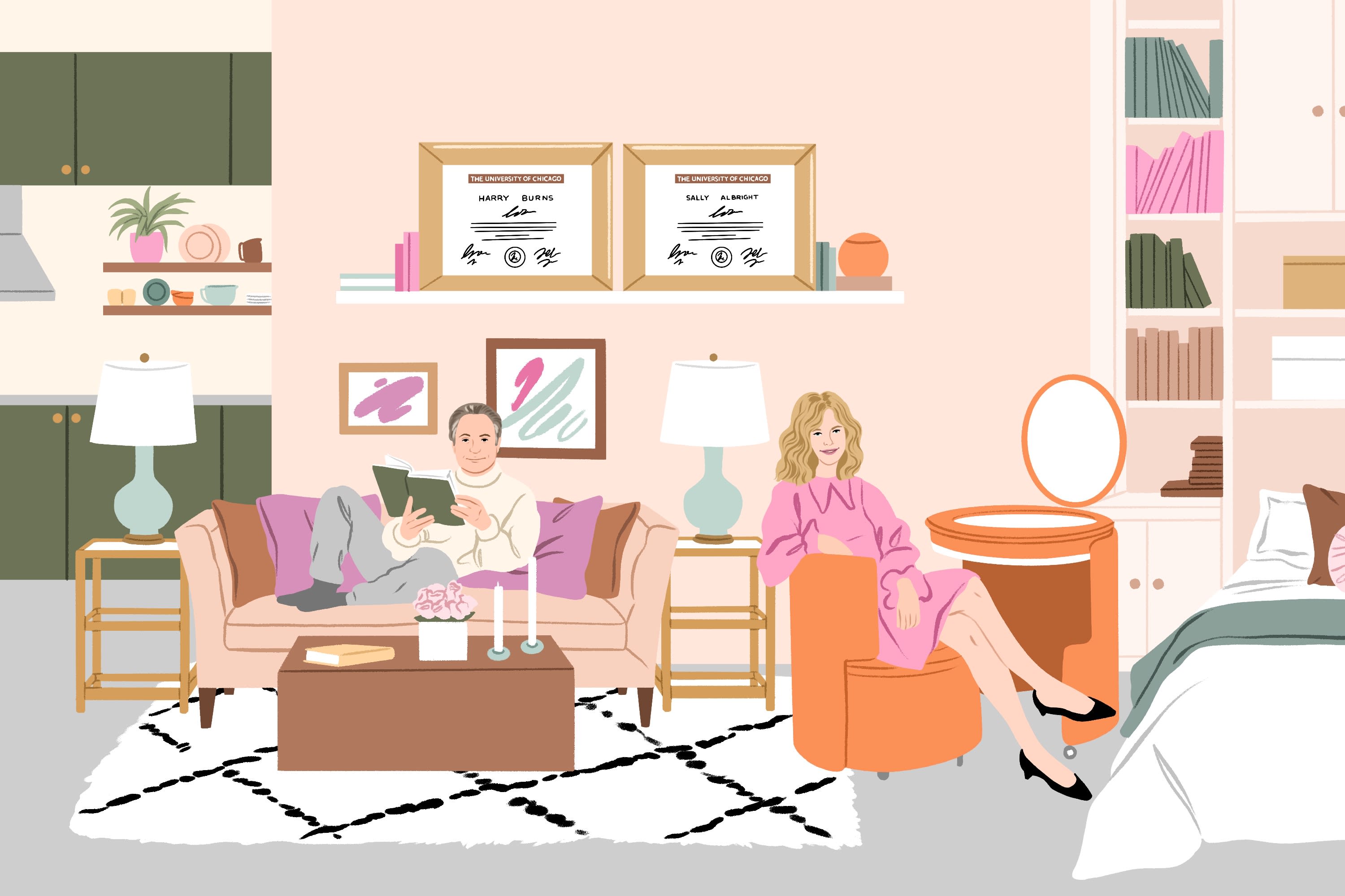How Our Favorite RomCom Couples's Studio Apartments Would Look in Real Life  | Apartment Therapy