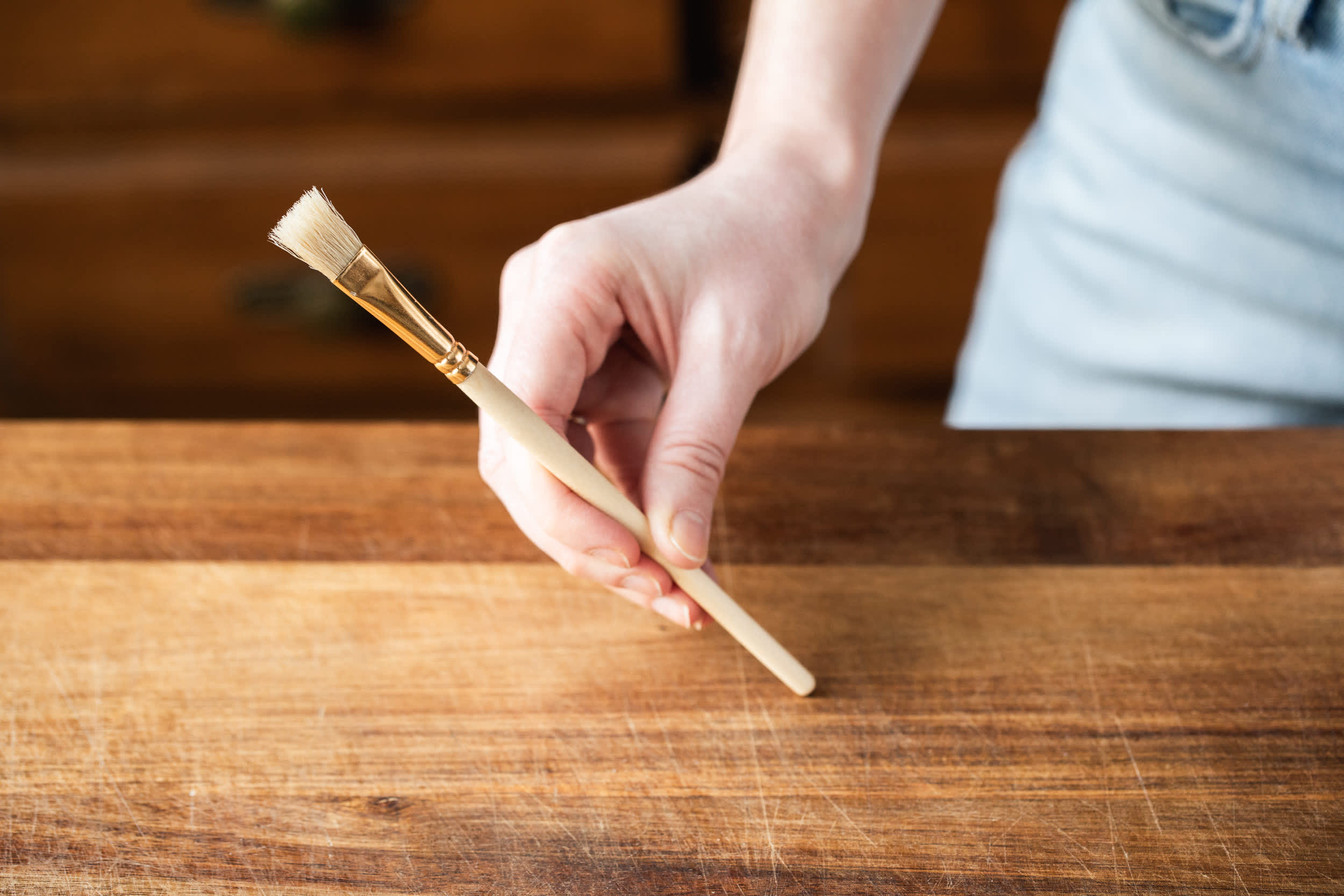 This Tiny Broom is the Best Way to Clean Crumbs from Counters and