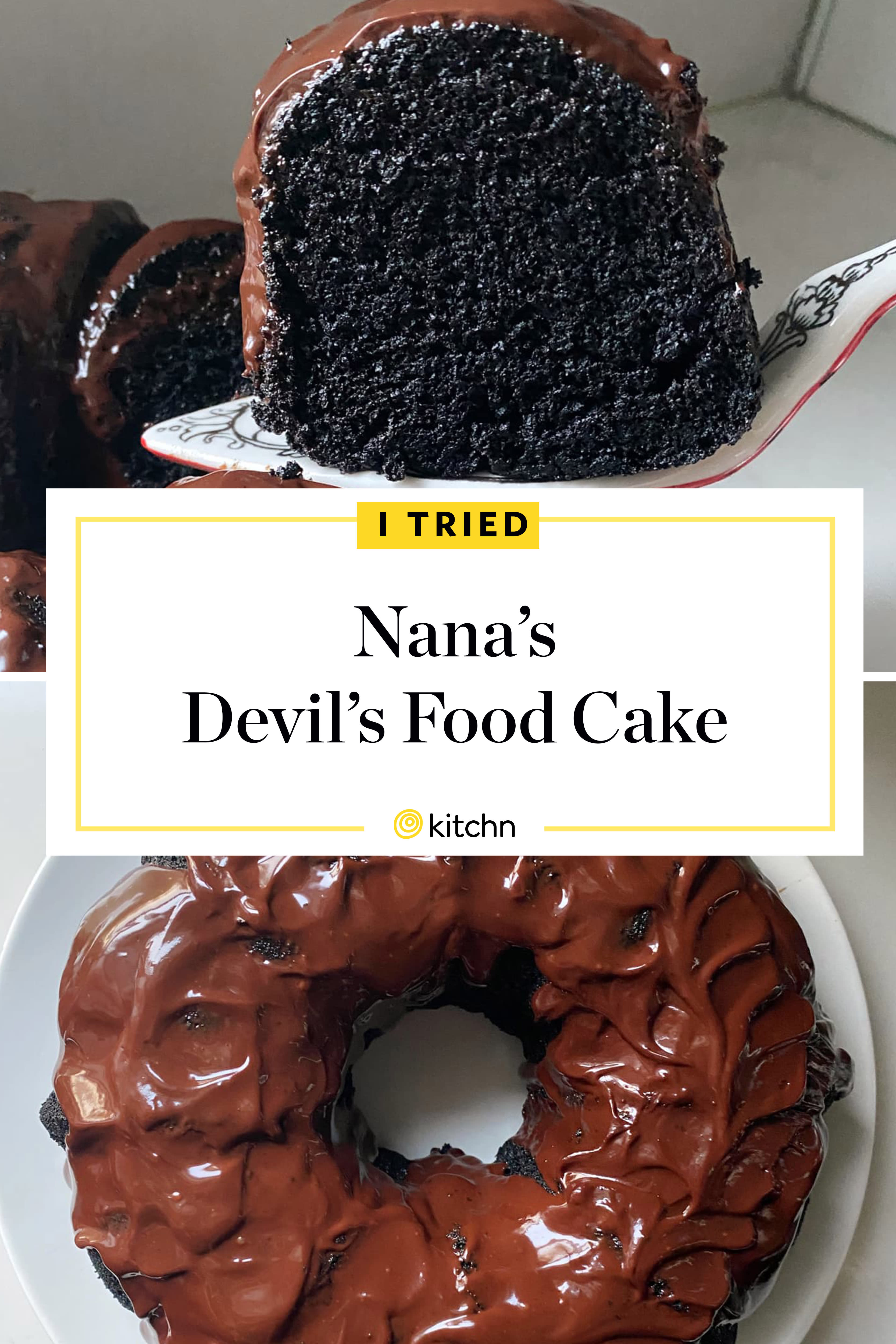 Nana's Devil's Food Cake - coffin edition : r/Old_Recipes