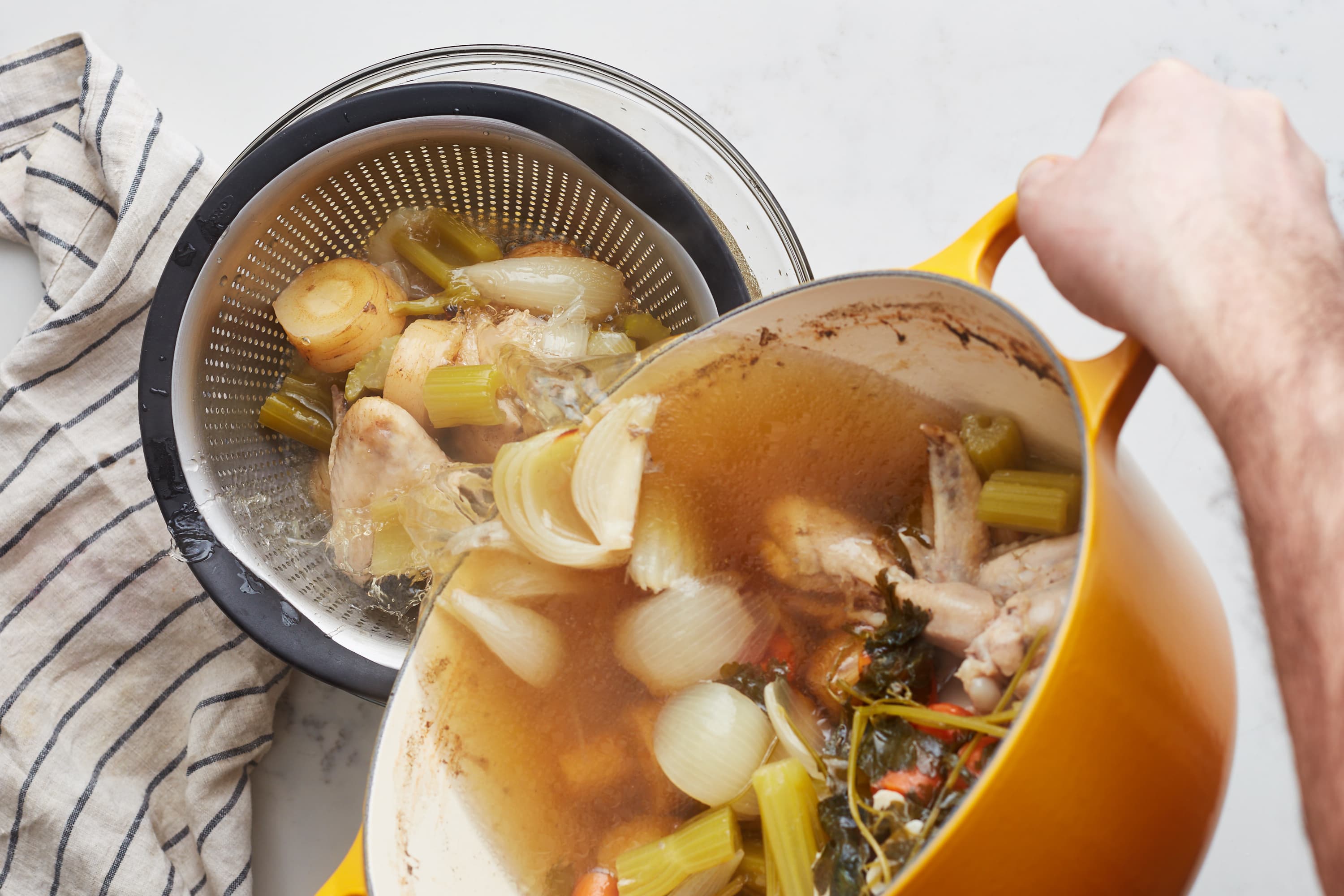 Carnegie Deli Matzo Ball Soup (and chicken stock!) Recipe