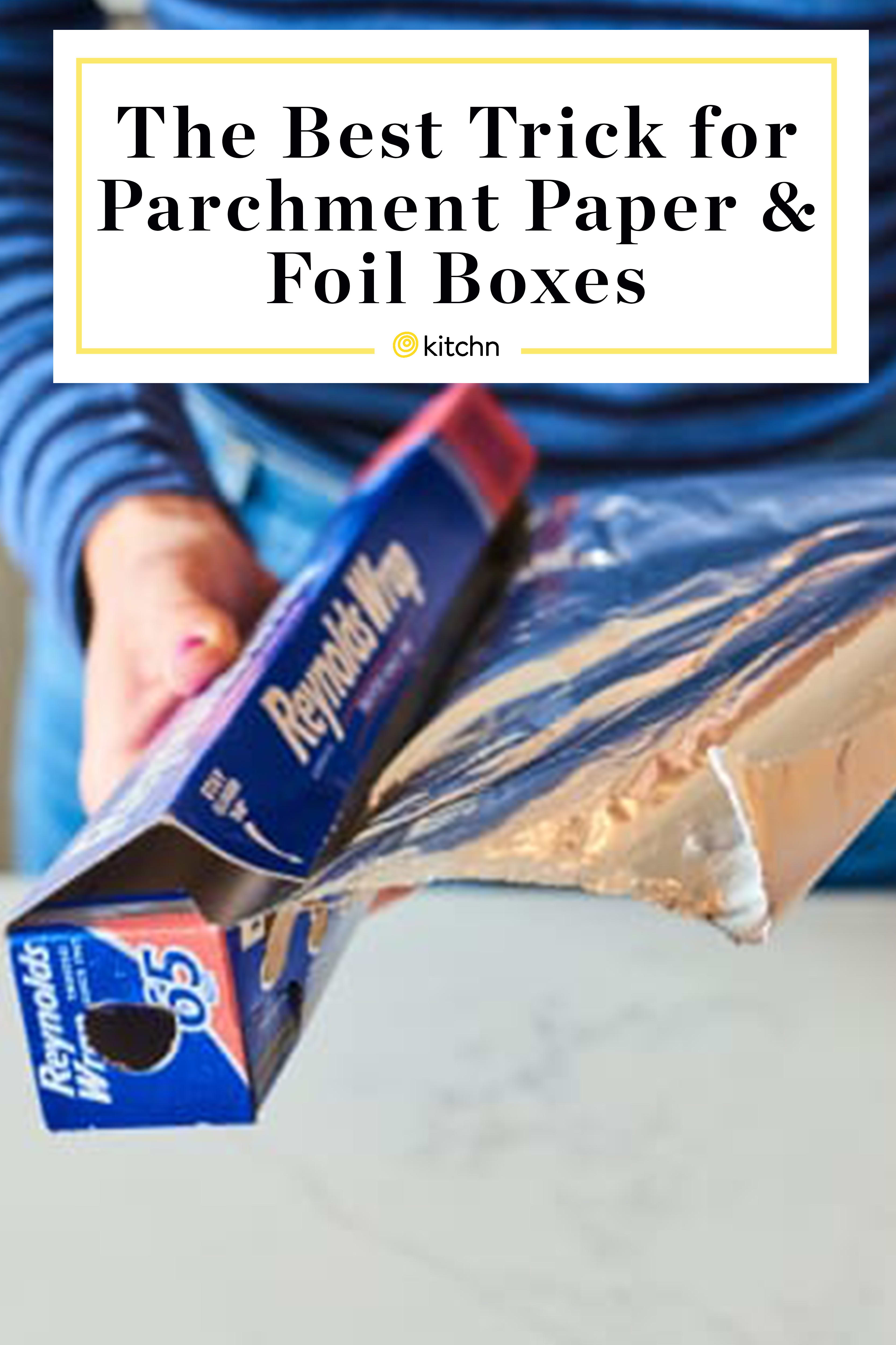 Foil Parchment Paper Storage Hack - Command Hook Trick