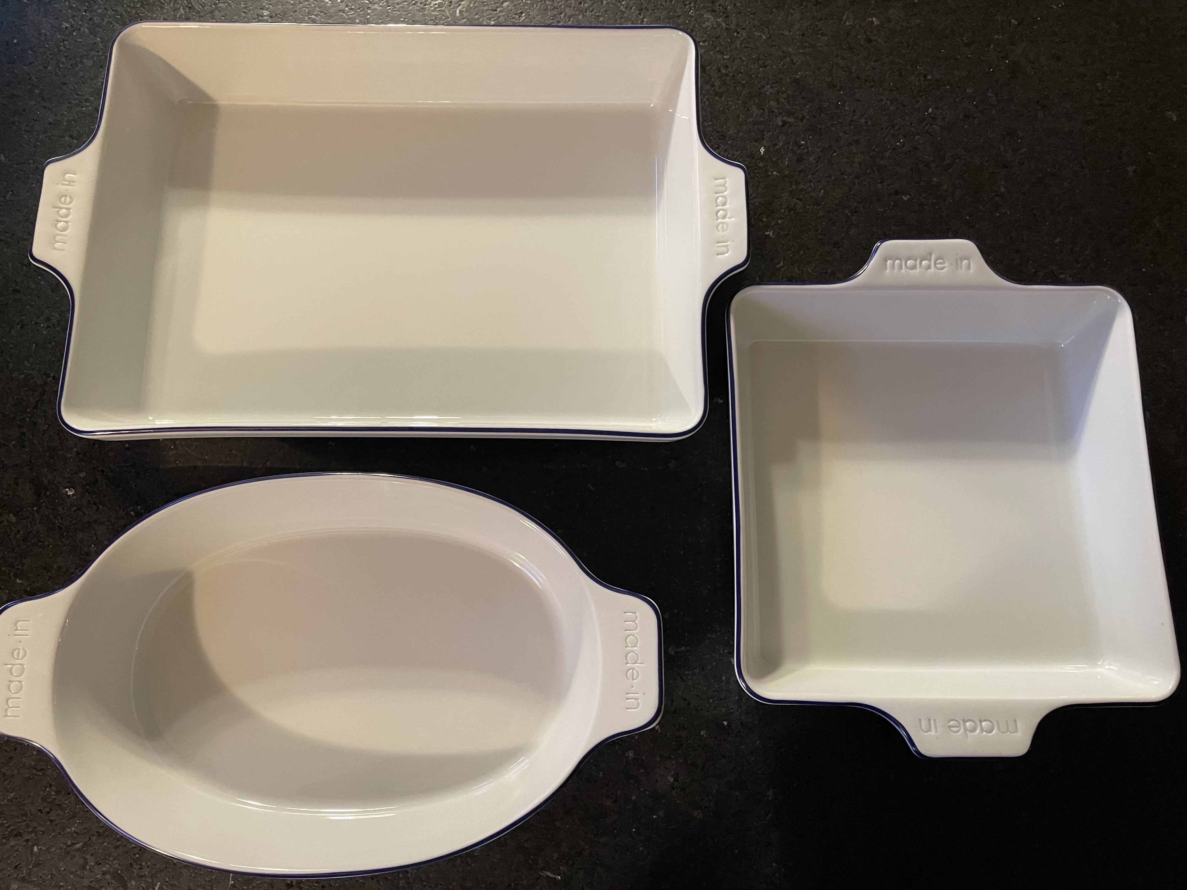 Classic 3-Piece Oval Baking Dish Set