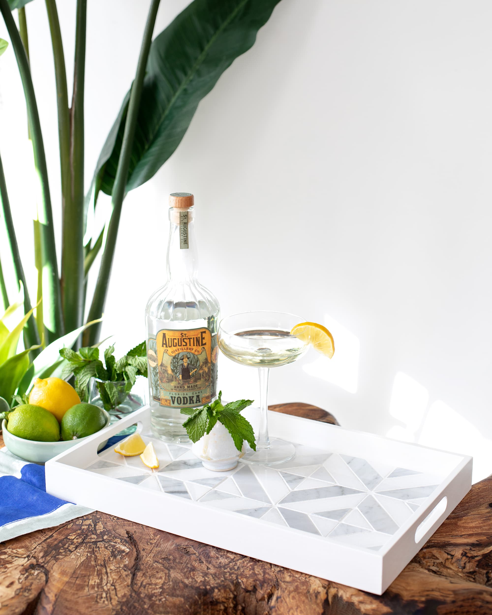 How to Make a Tiled Drink Tray - Step-by-Step Photos and