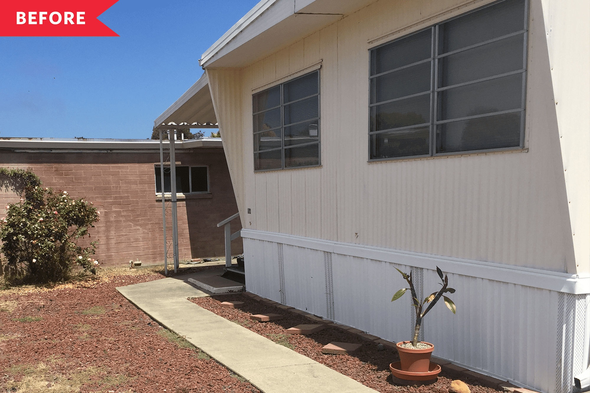 Before and After: A 1963 Mobile Home Gets a Fresh, Fun Facelift | Apartment  Therapy, image size:2000x1333