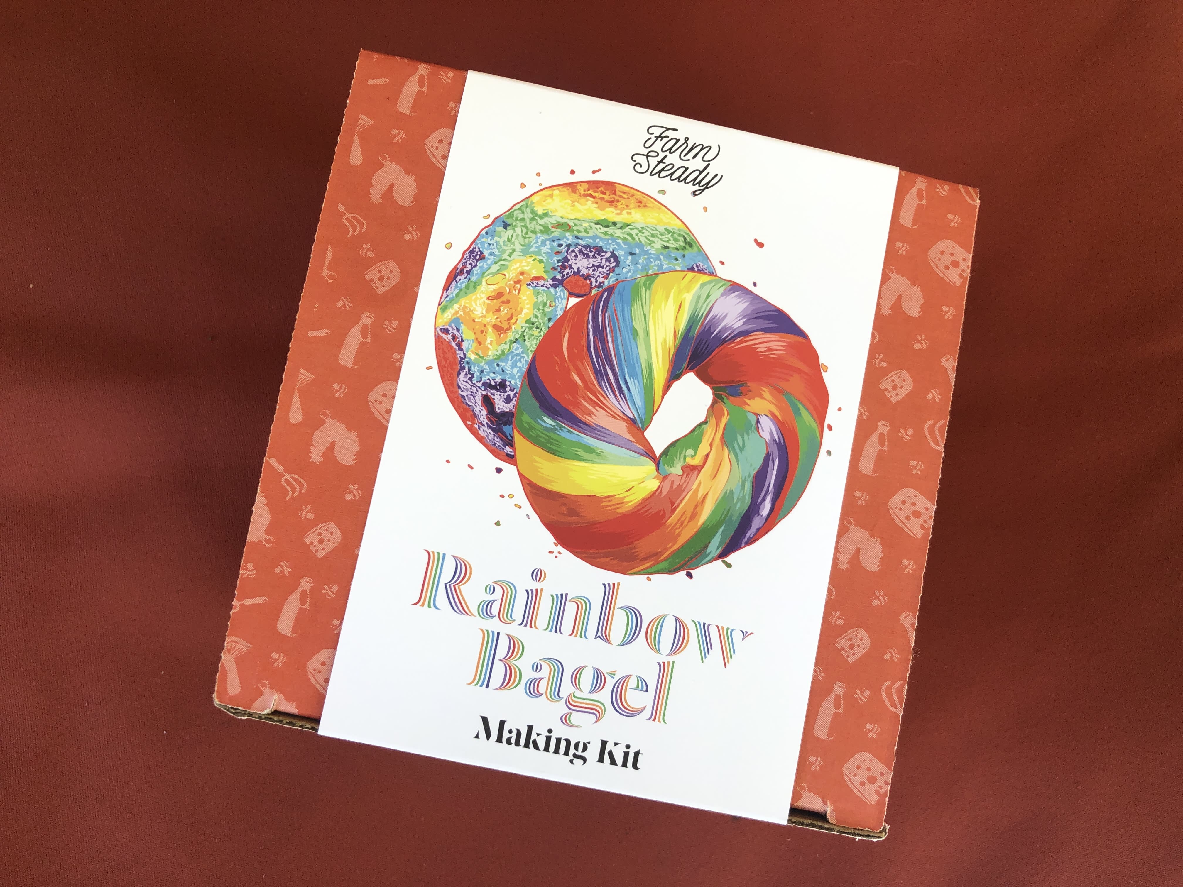 DIY Rainbow Bagel Making Kit