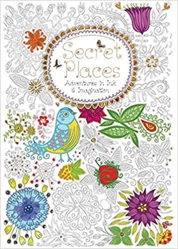 first adult coloring book from a couple of years ago : ultra fine