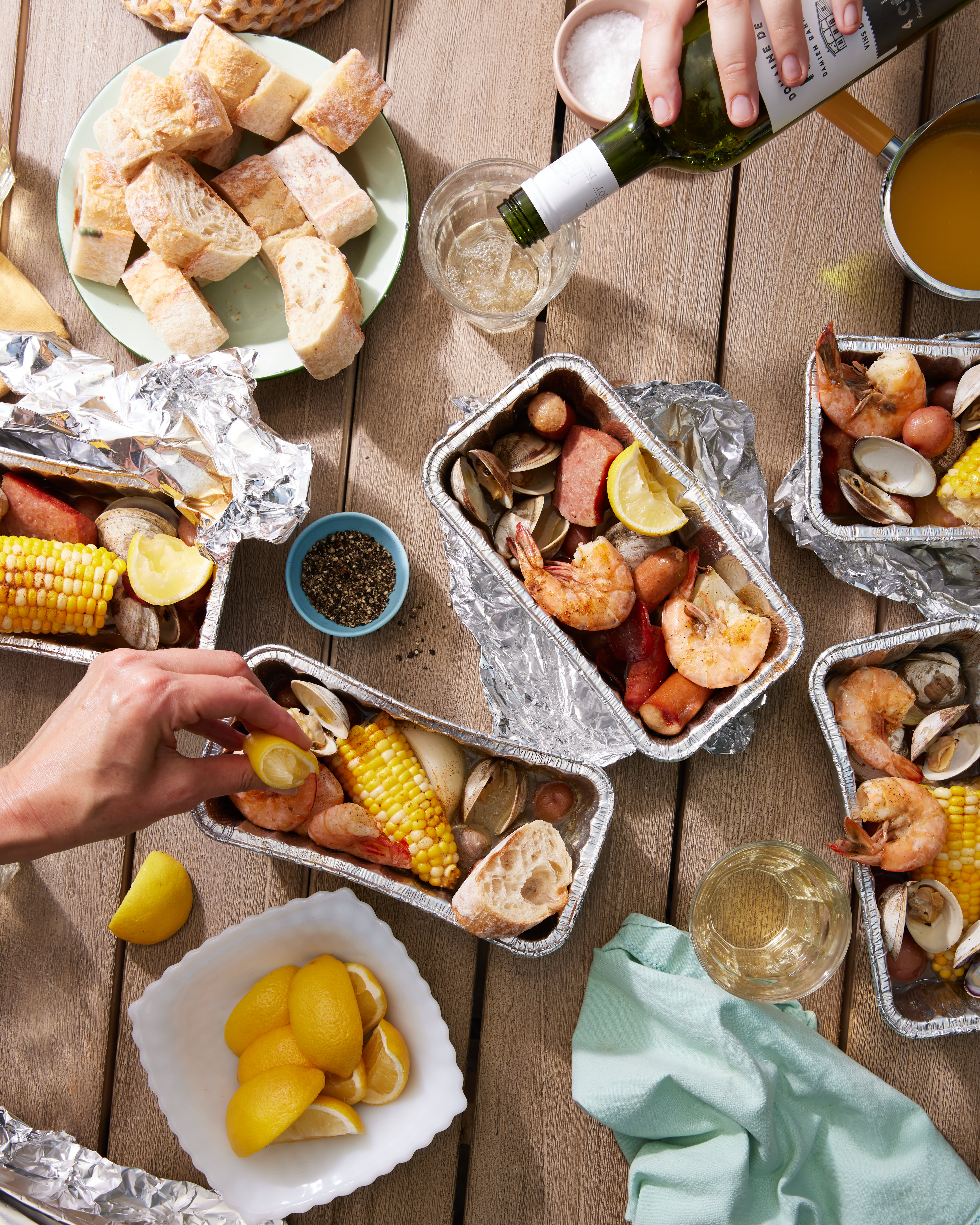 Grilled Clam Boil