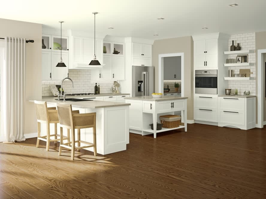 Modern Modular Kitchen Full Set, Work Provided: Wood Work & Furniture