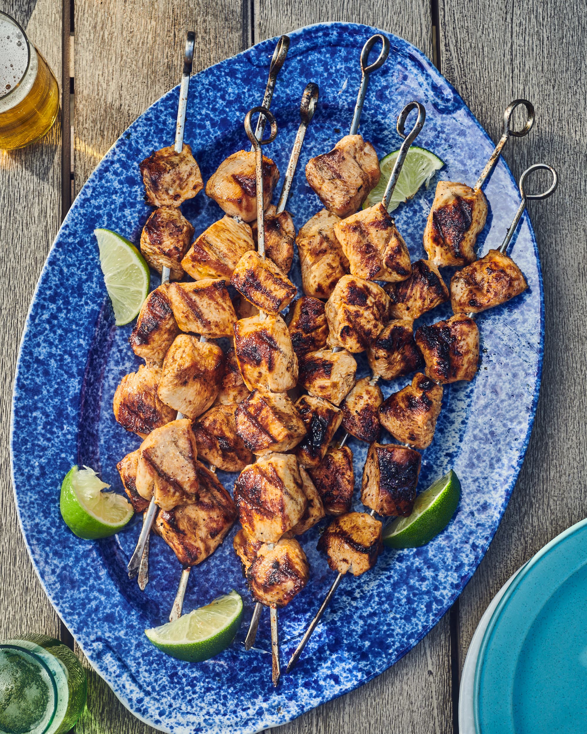 Lime Grilled Chicken Kabobs (15 Min Prep!) - The Shortcut Kitchen