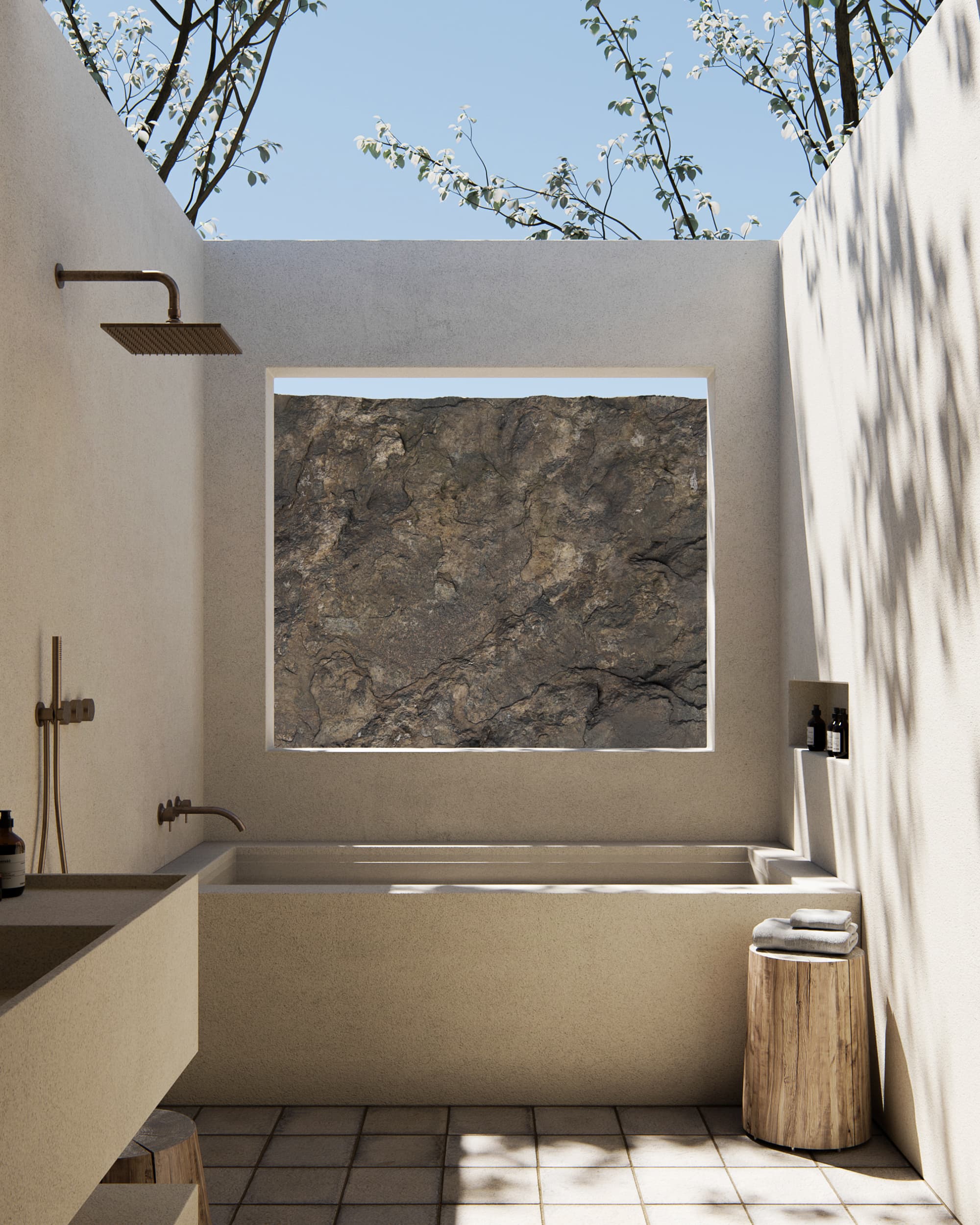 11 Beautiful Outdoor Bathrooms - Indoor/Outdoor Bathrooms Ideas