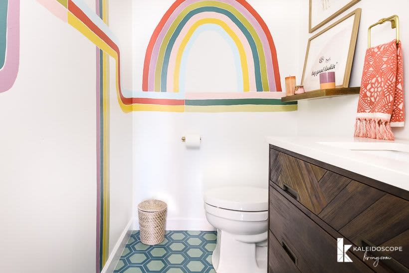 Rainbow Bathroom