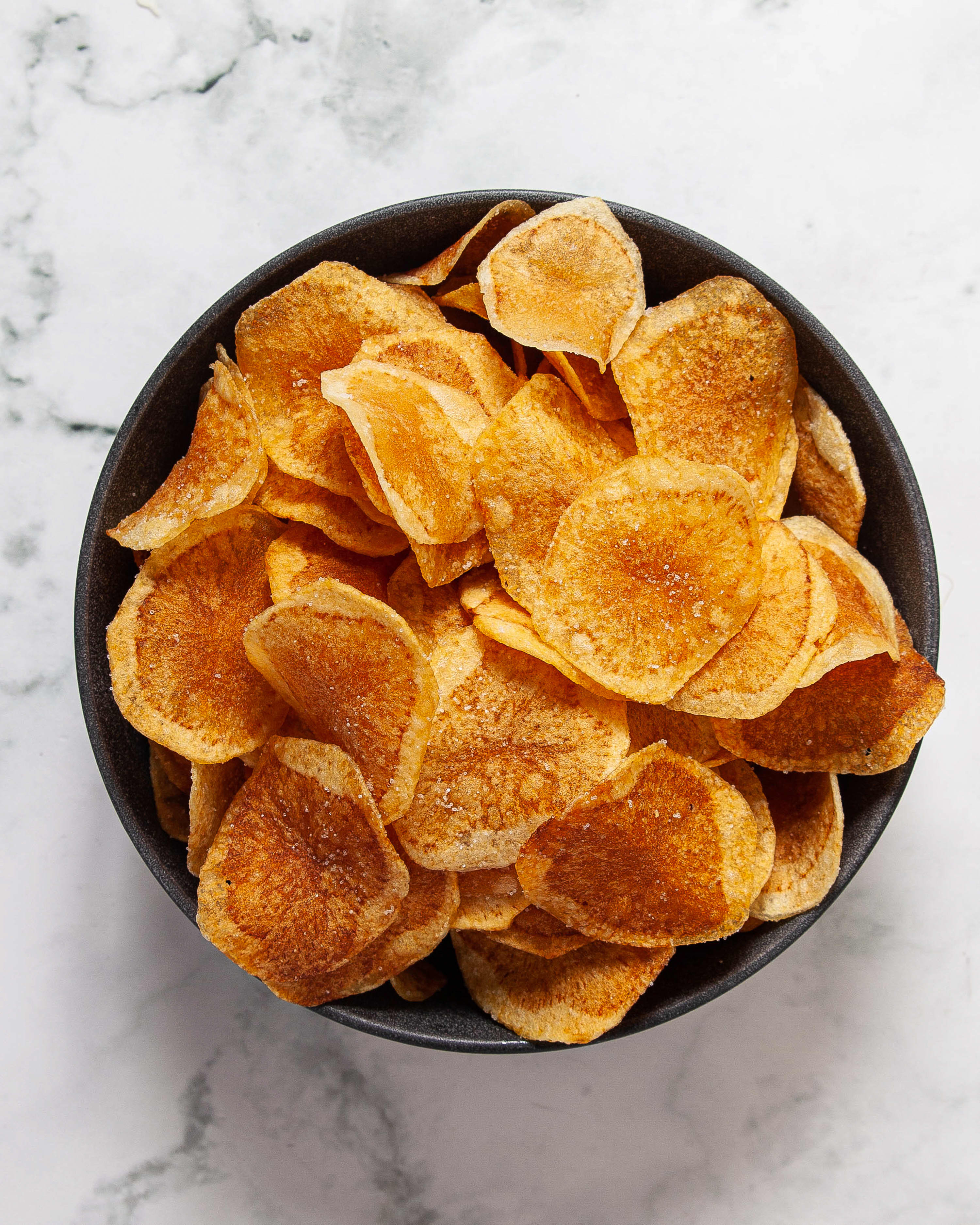 potato chips recipe, homemade potato wafers