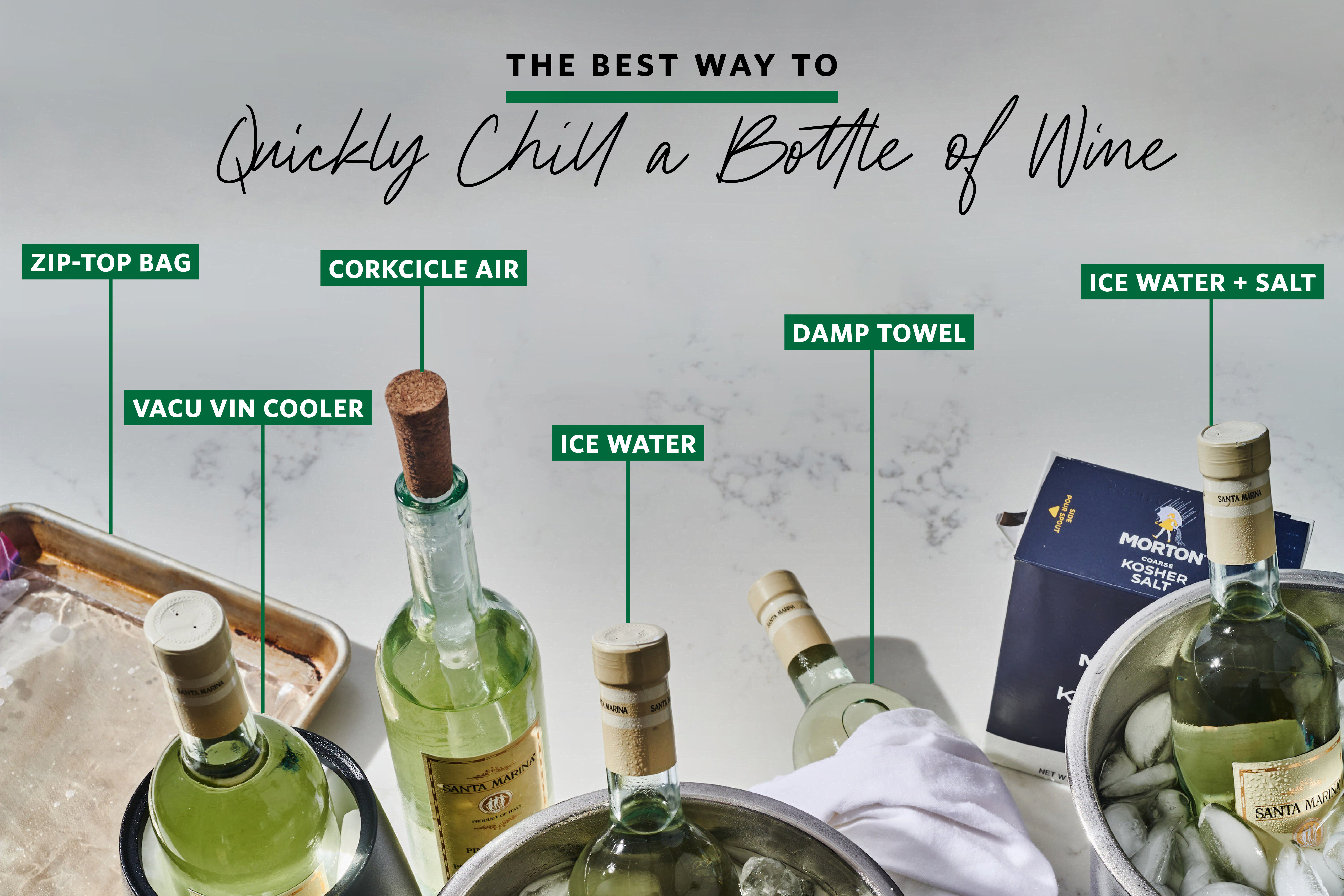 The Best Way to Quickly Chill a Bottle of Wine