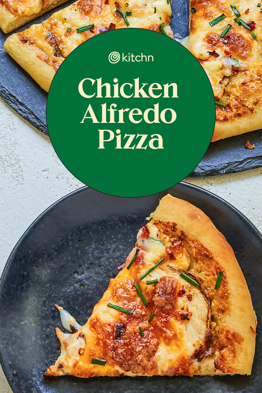 Chicken Alfredo Pizza Recipe (With Rotisserie Chicken)