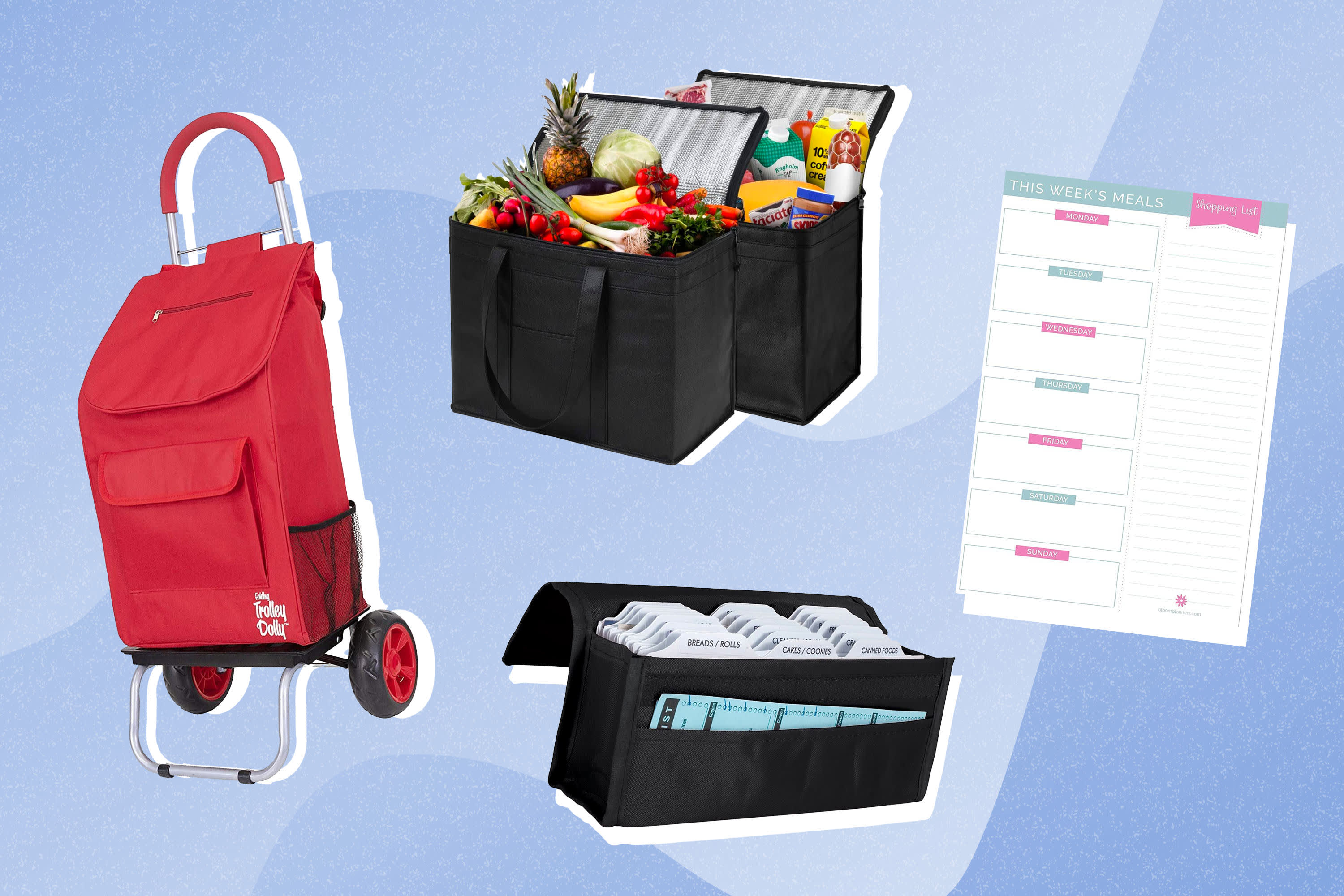10 Products That Make Grocery Shopping Easier: Carts, Lists, Bags