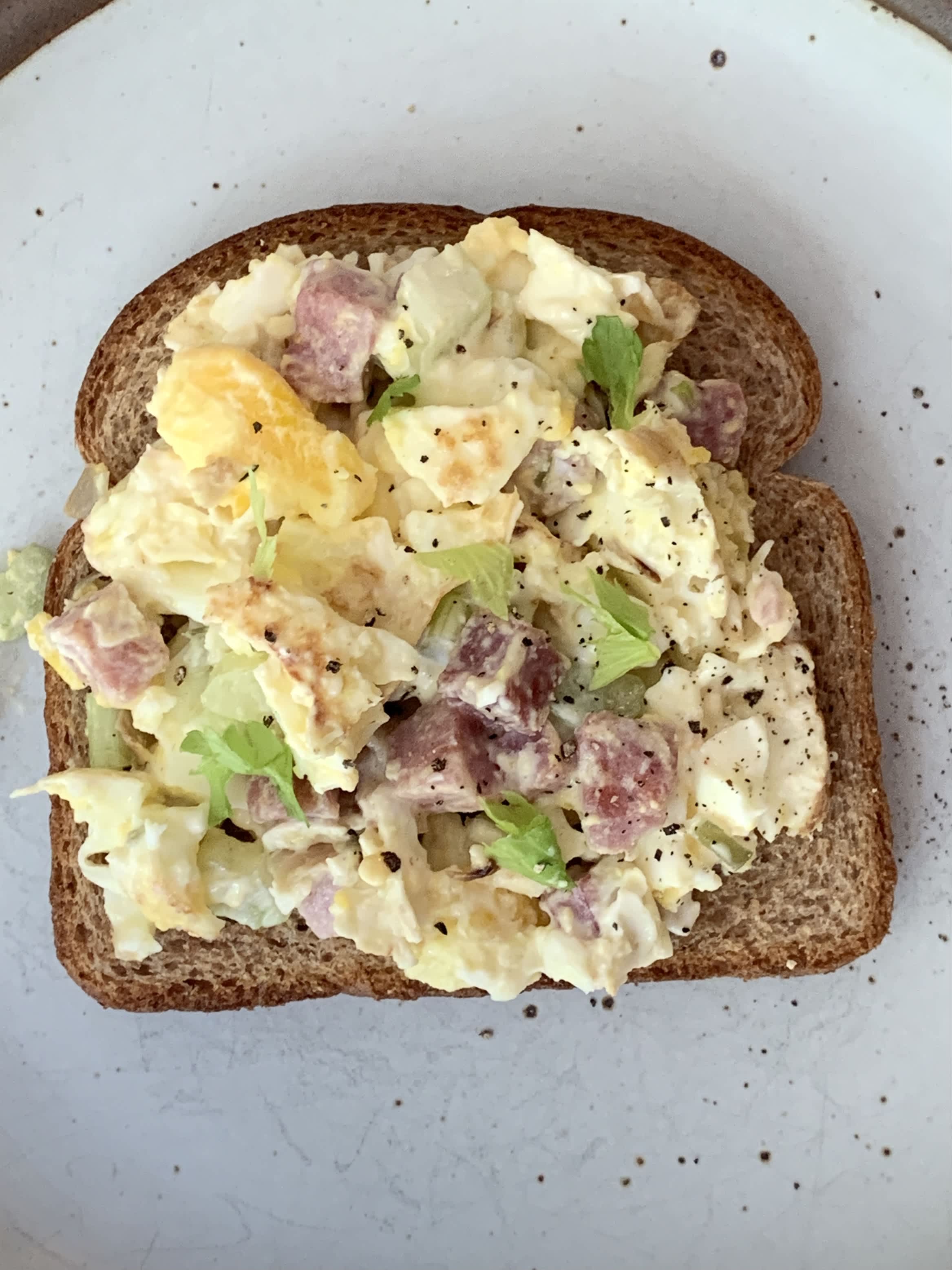 Breakfast Egg Salad - Alton Brown