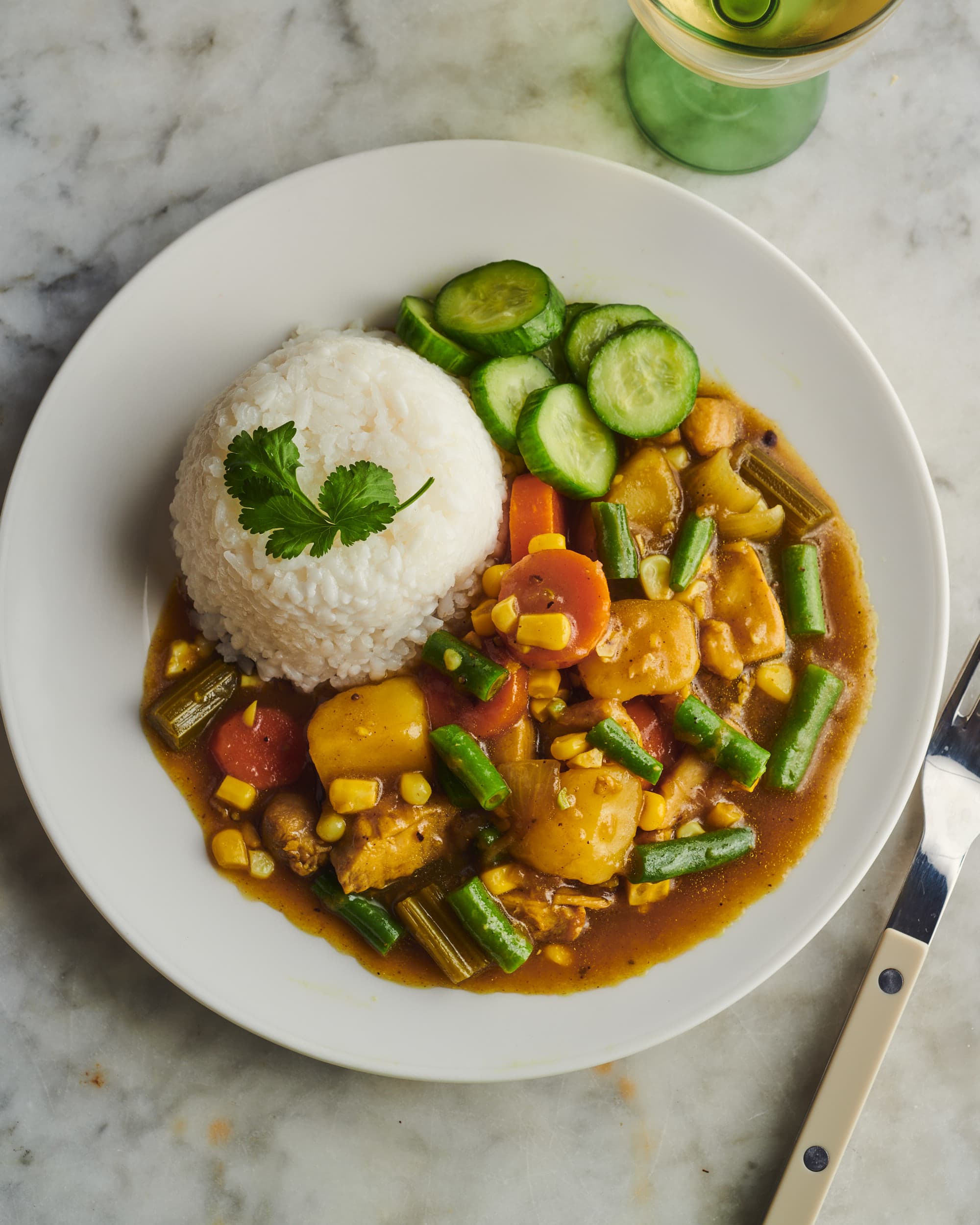 Japanese green store curry recipe