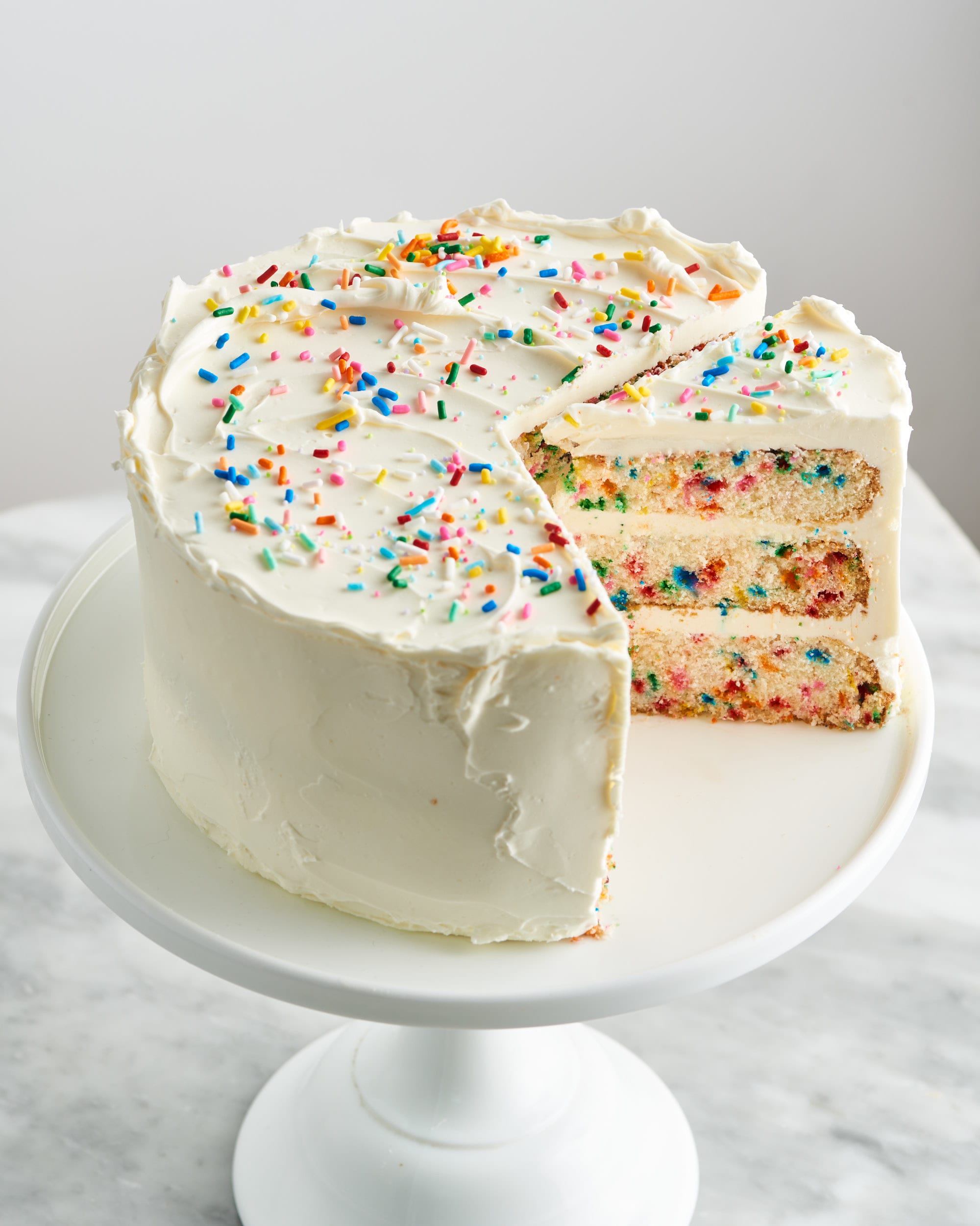 I Tried Martha Stewart's Sprinkle Cake Recipe