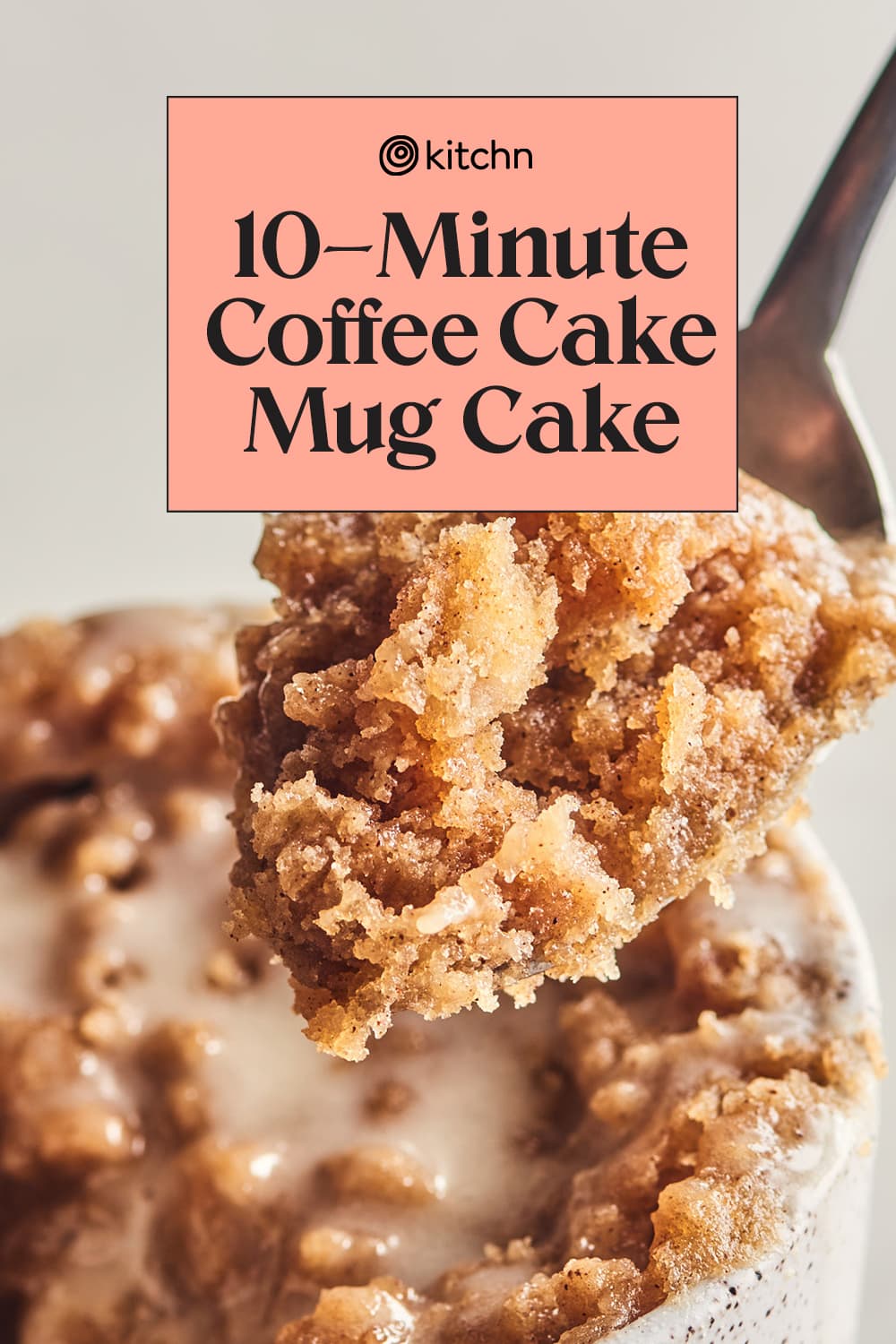 Coffee Cake Mug Cake Recipe (Single-Serve)