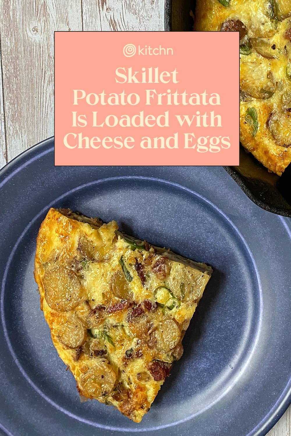 Bacon, Cheese & Potato Ostrich Egg Frittata