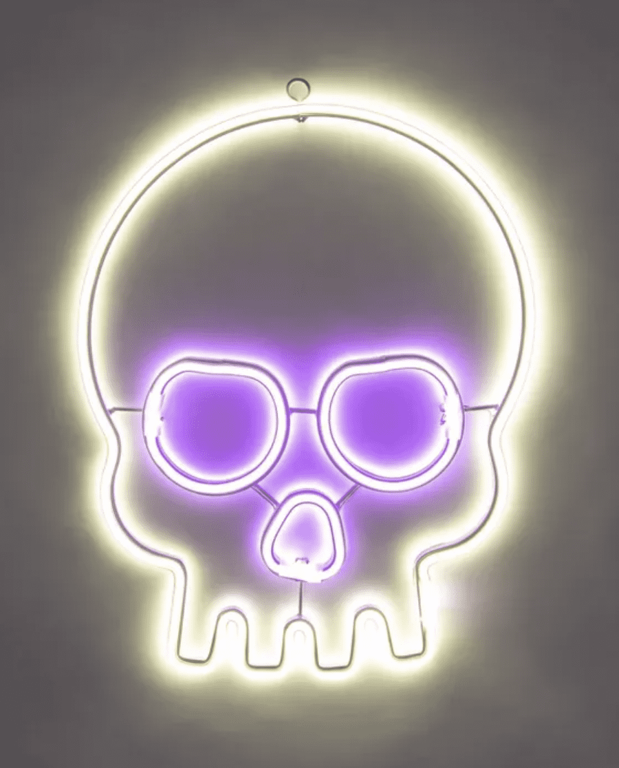 target skull neon sign