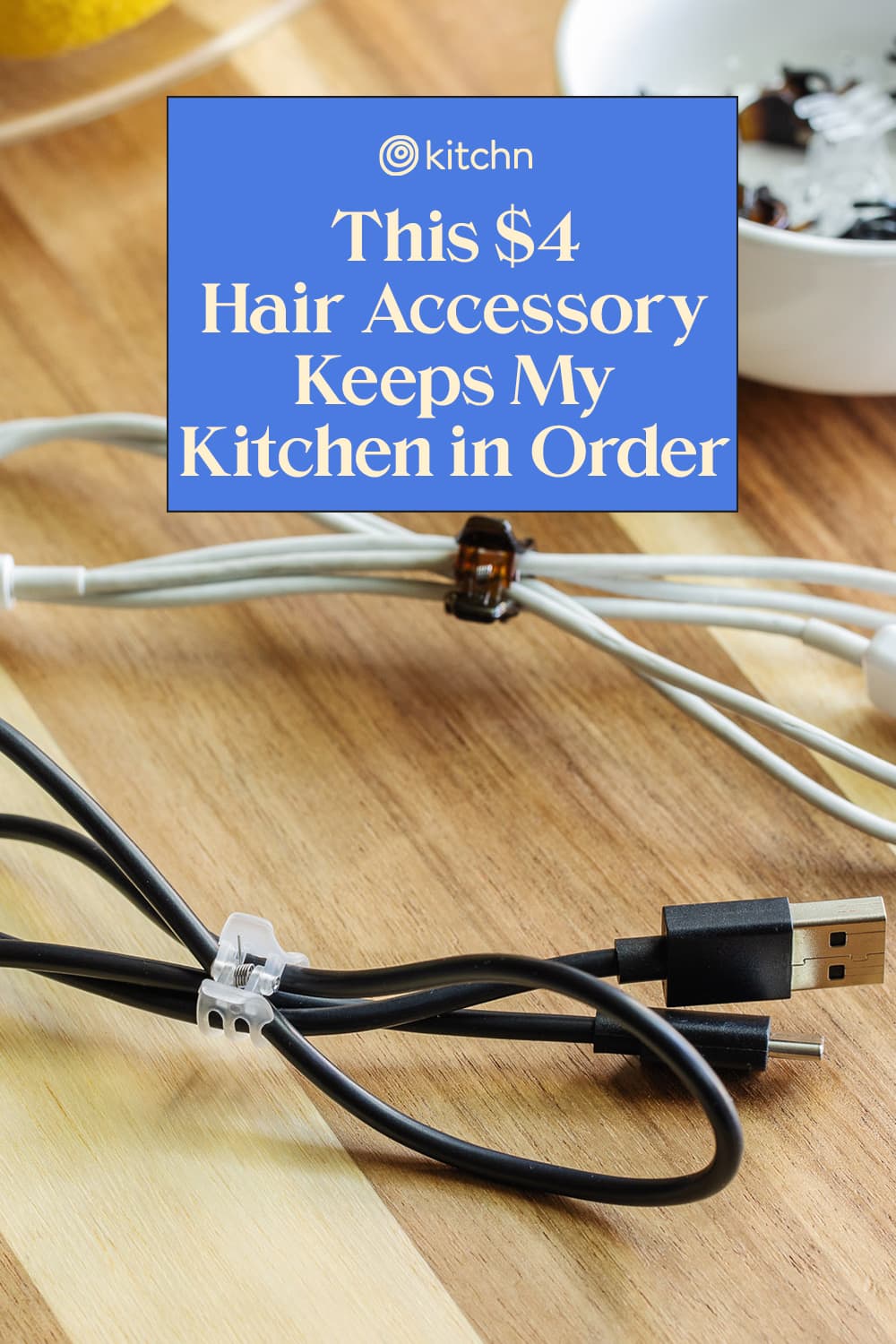 Sew Many Ways: Small Appliance Cord Control…With Hair Clips
