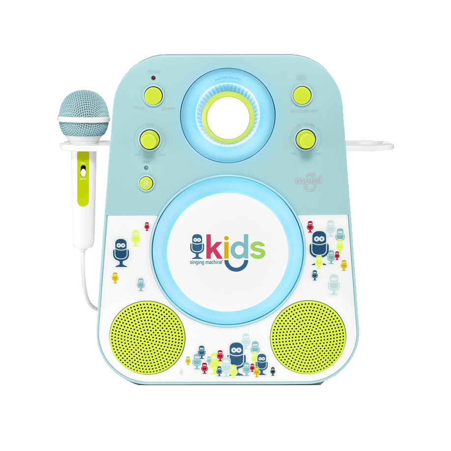 Singing Machine Kids Mood LED Bluetooth Karaoke System - Blue