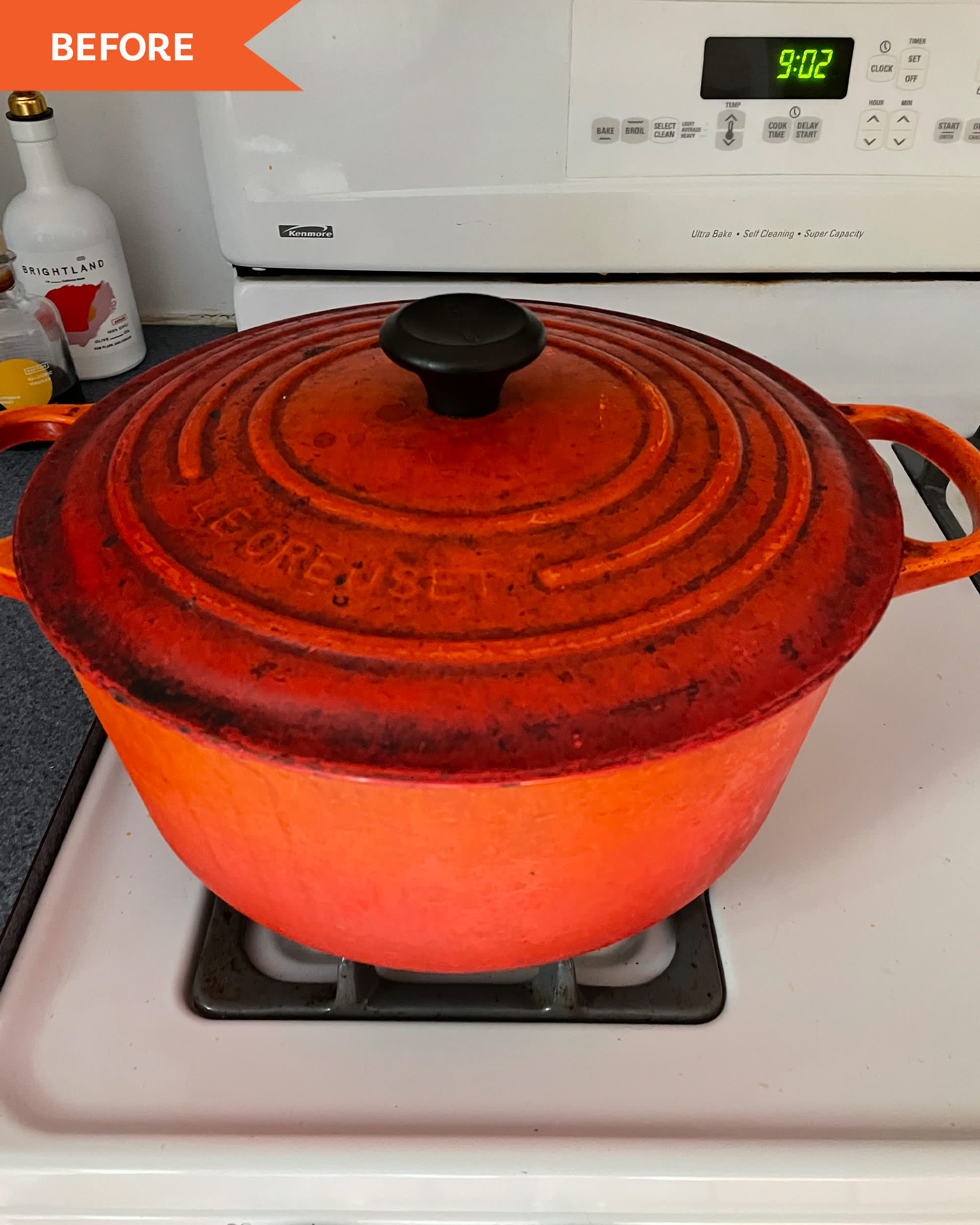 How can I fix this badly stained Cuisinart dutch oven? : r