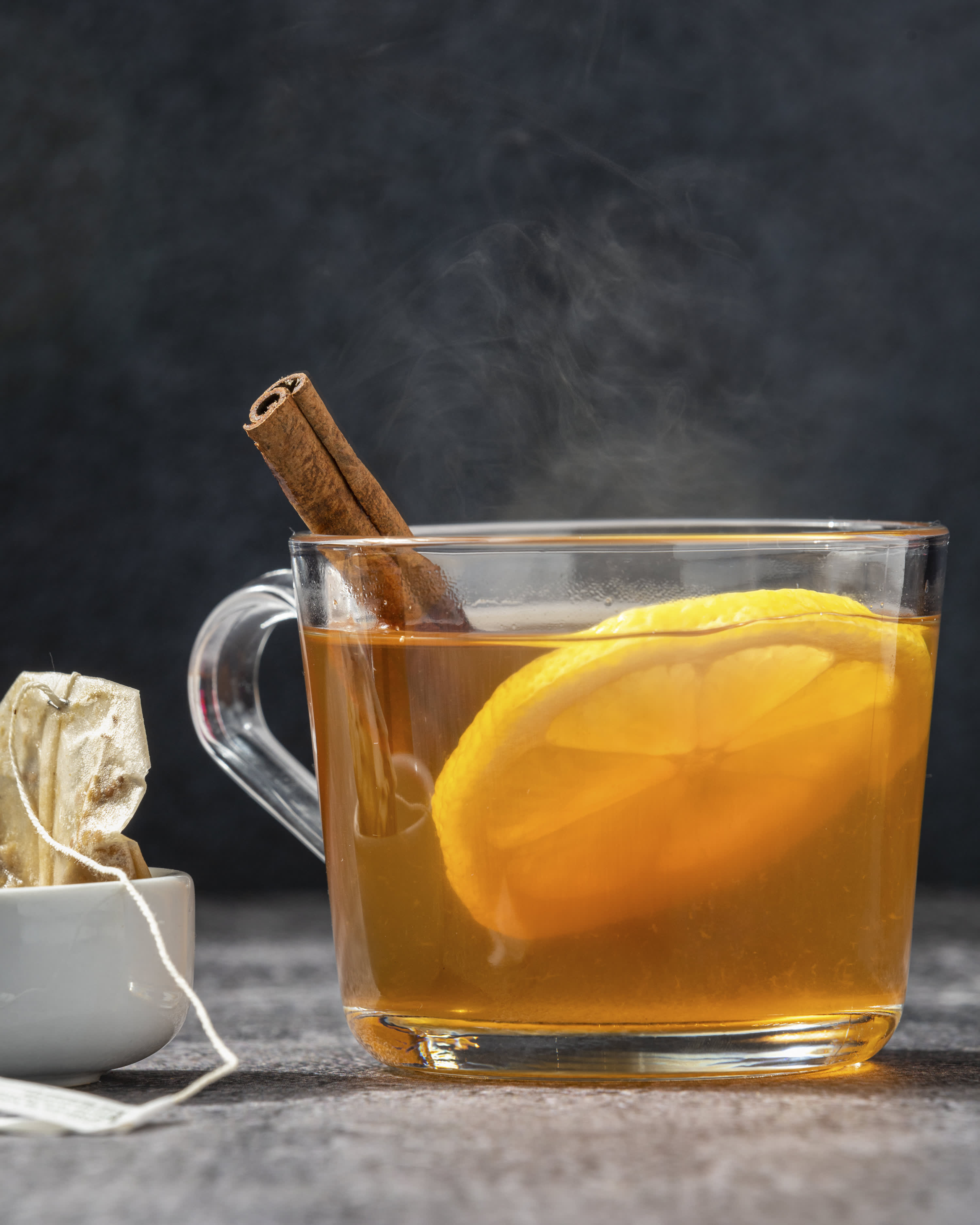 Hot Toddy with Tea and Bourbon - Dirt and Dough