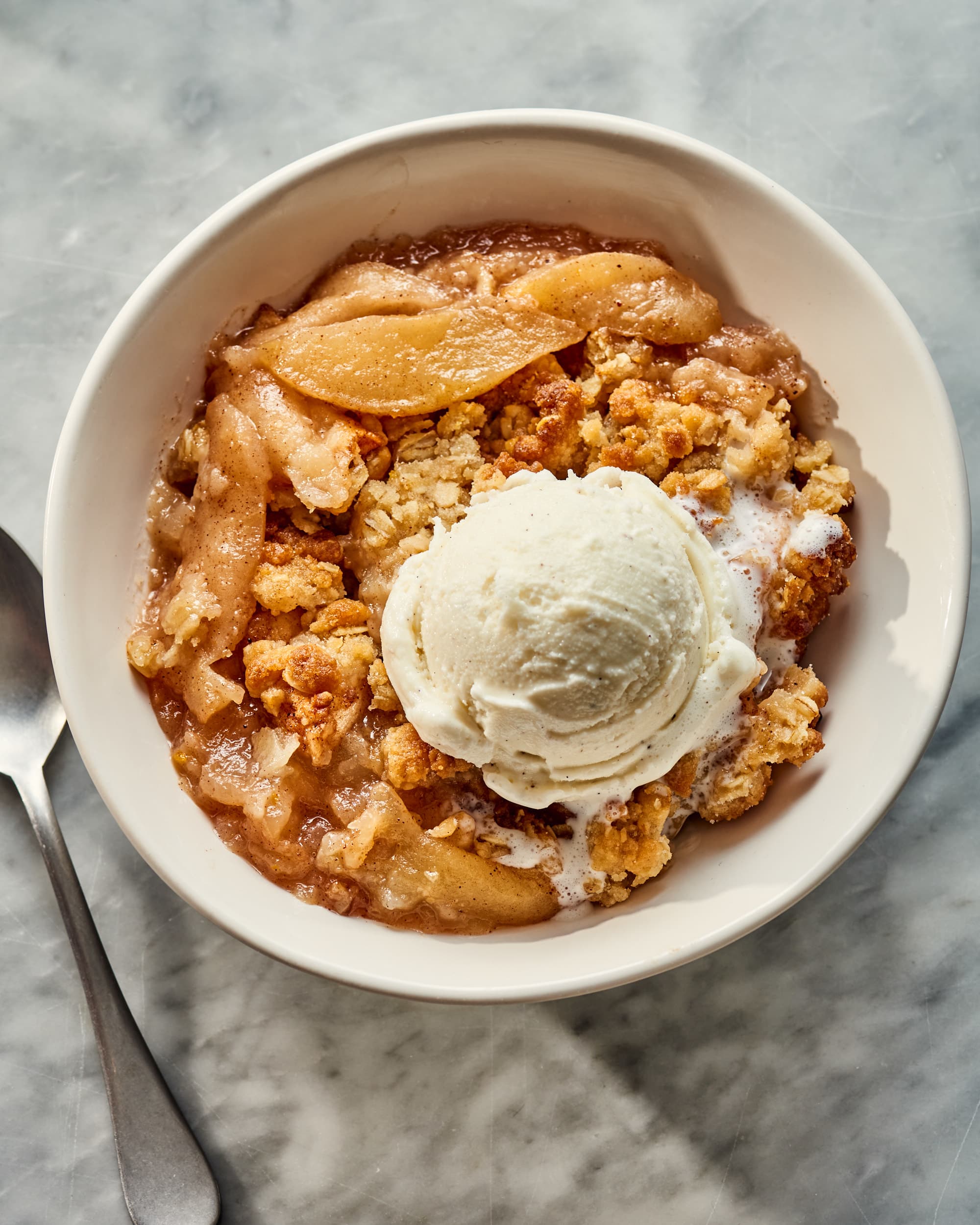 Old Fashioned Apple Crisp - Barefeet in the Kitchen