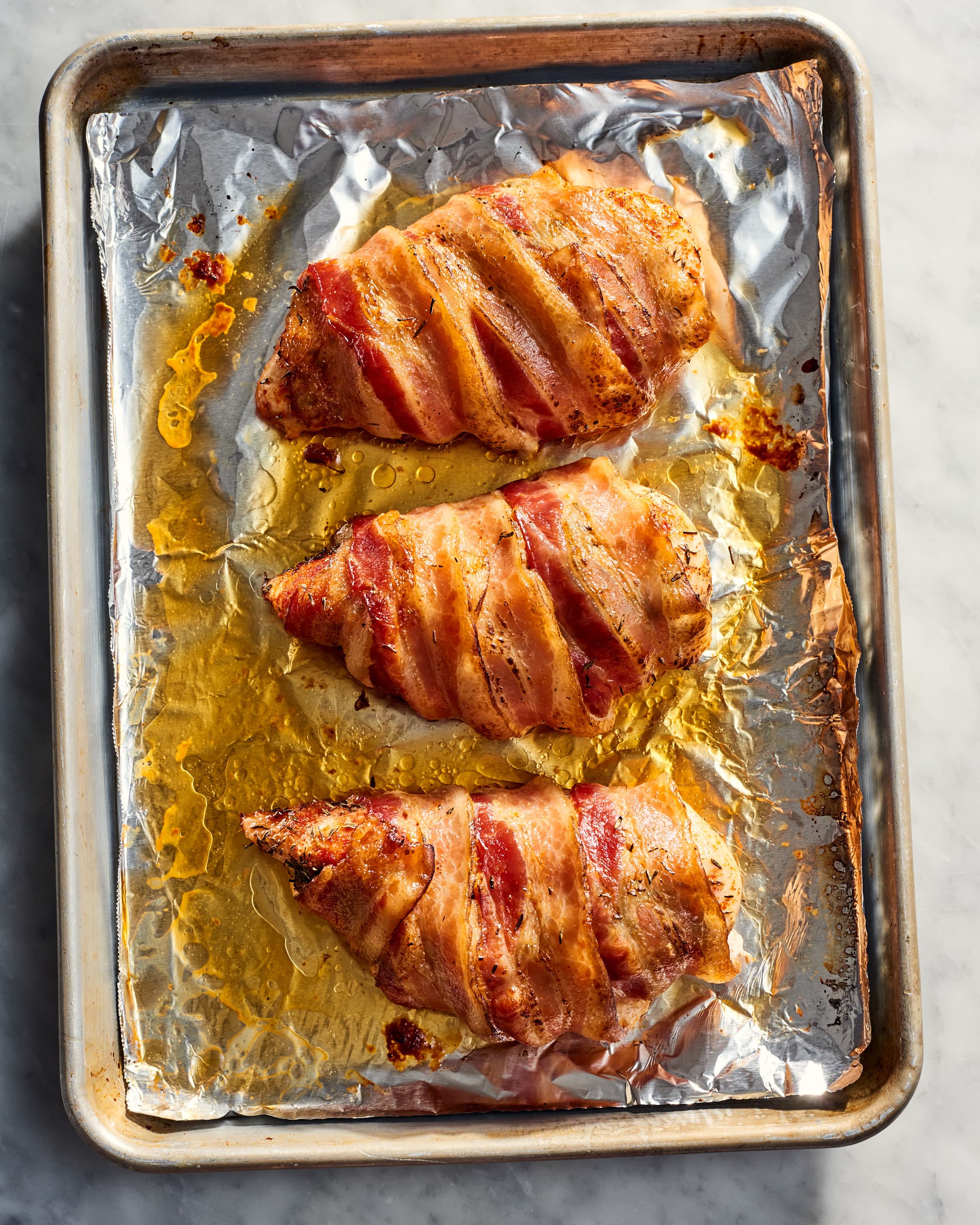 Bacon-Wrapped Chicken Recipe (In the Oven)