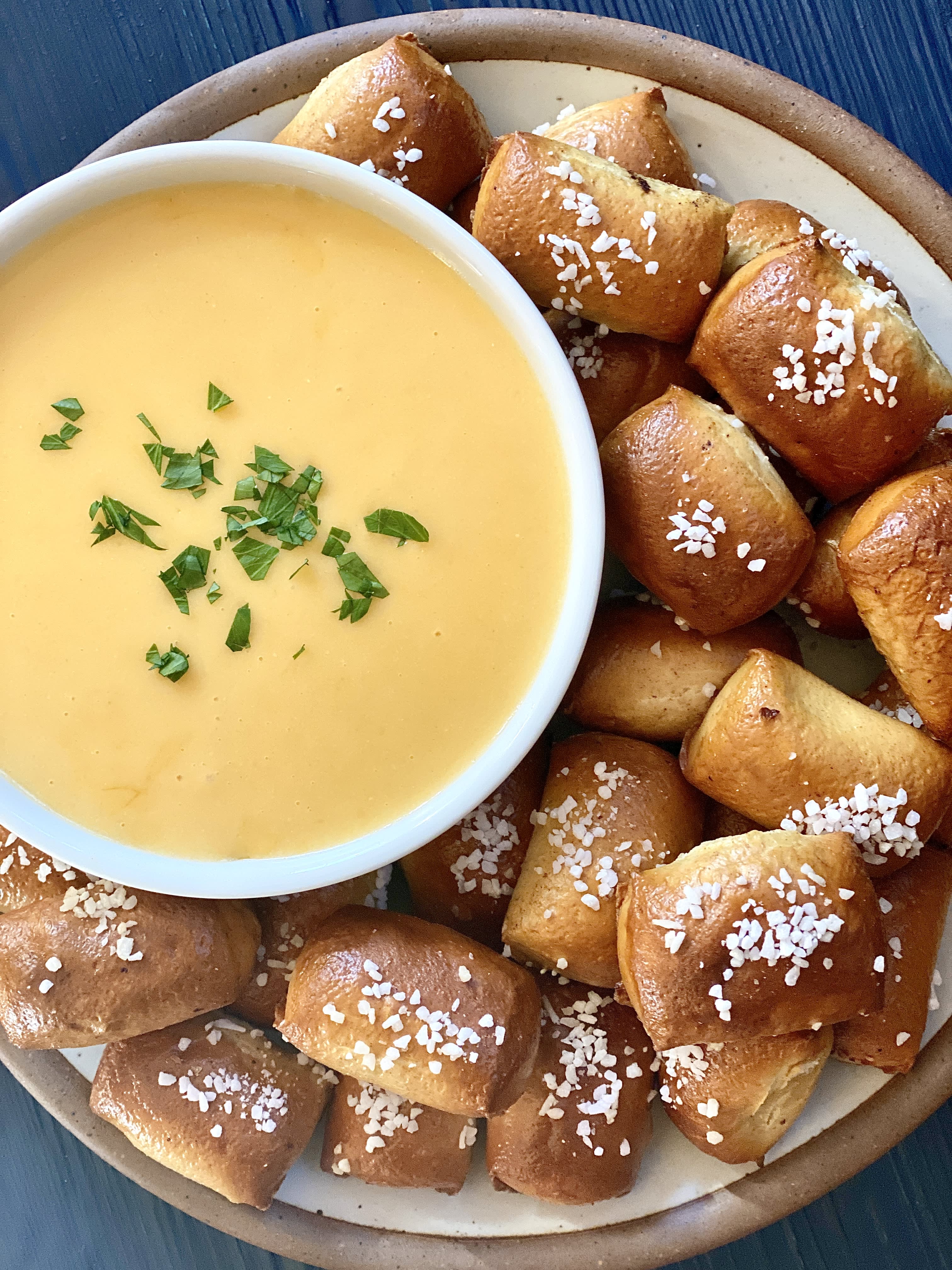 Quick and Easy Beer Cheese Dip for Pretzels - My Forking Life