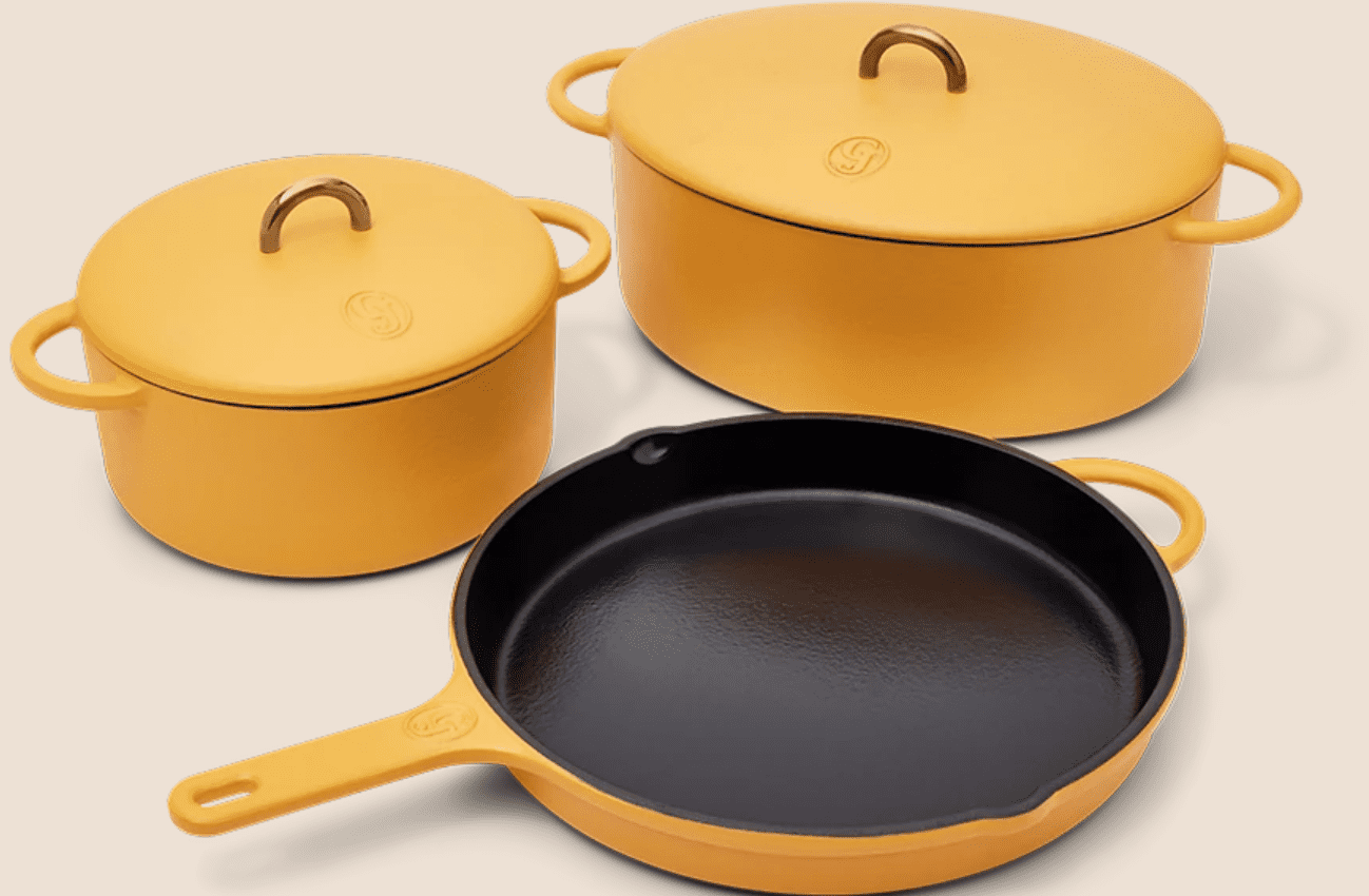 Great Jones Launches A Mini Dutch Oven And Cast Iron Skillet - Forbes Vetted