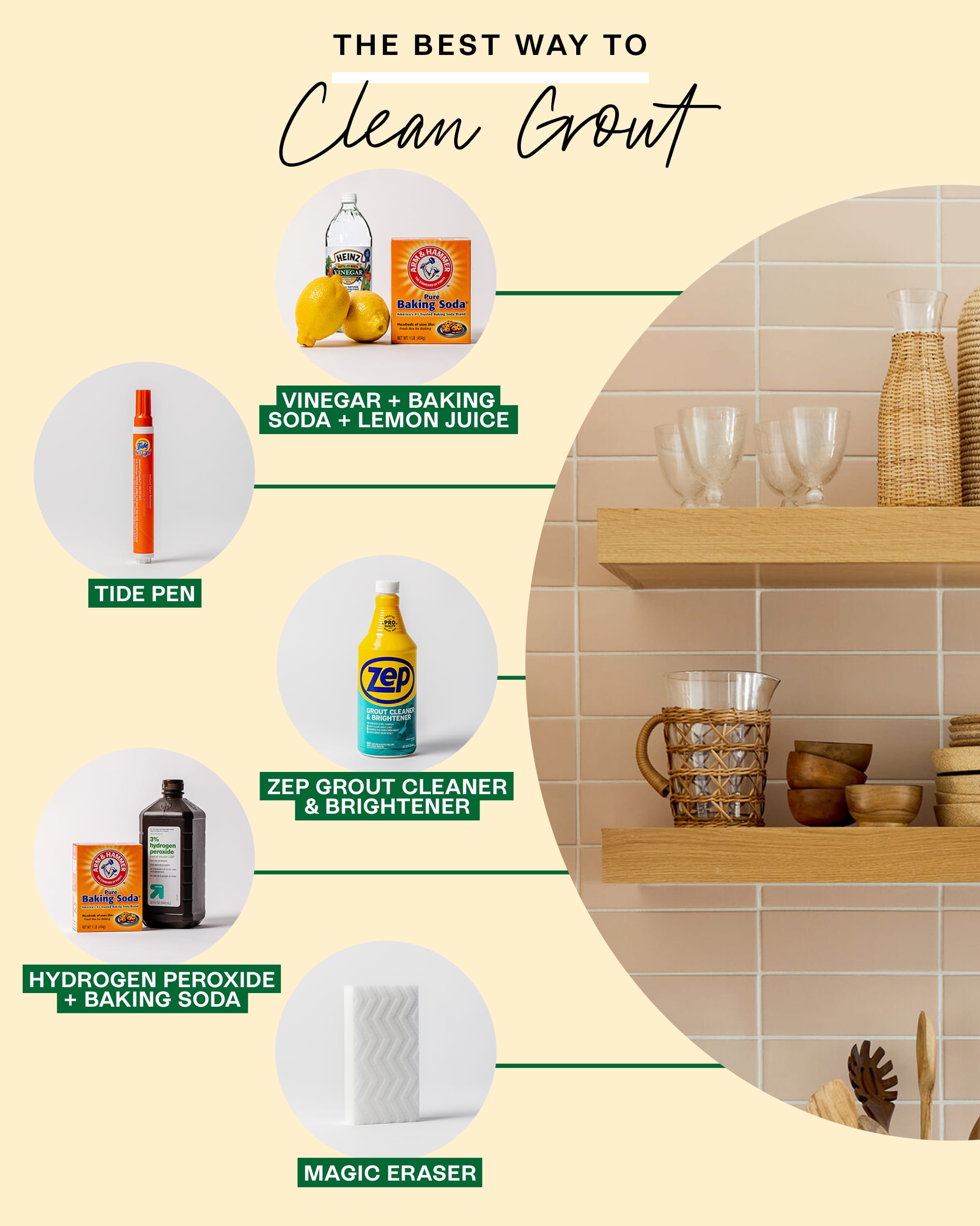 How To Clean Grout With A Homemade Grout Cleaner – Practically Functional