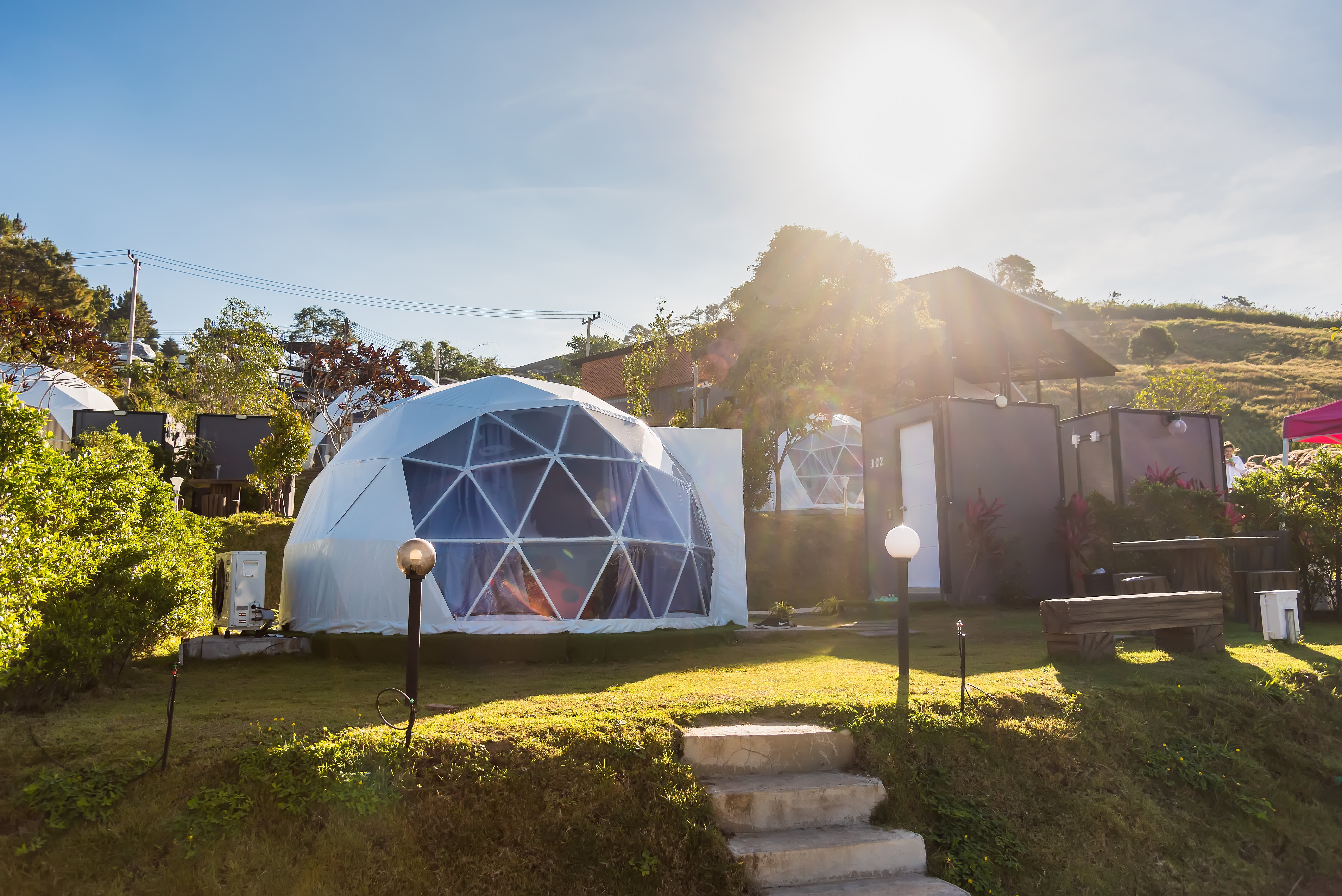 From Geodesic to Monolithic Domes