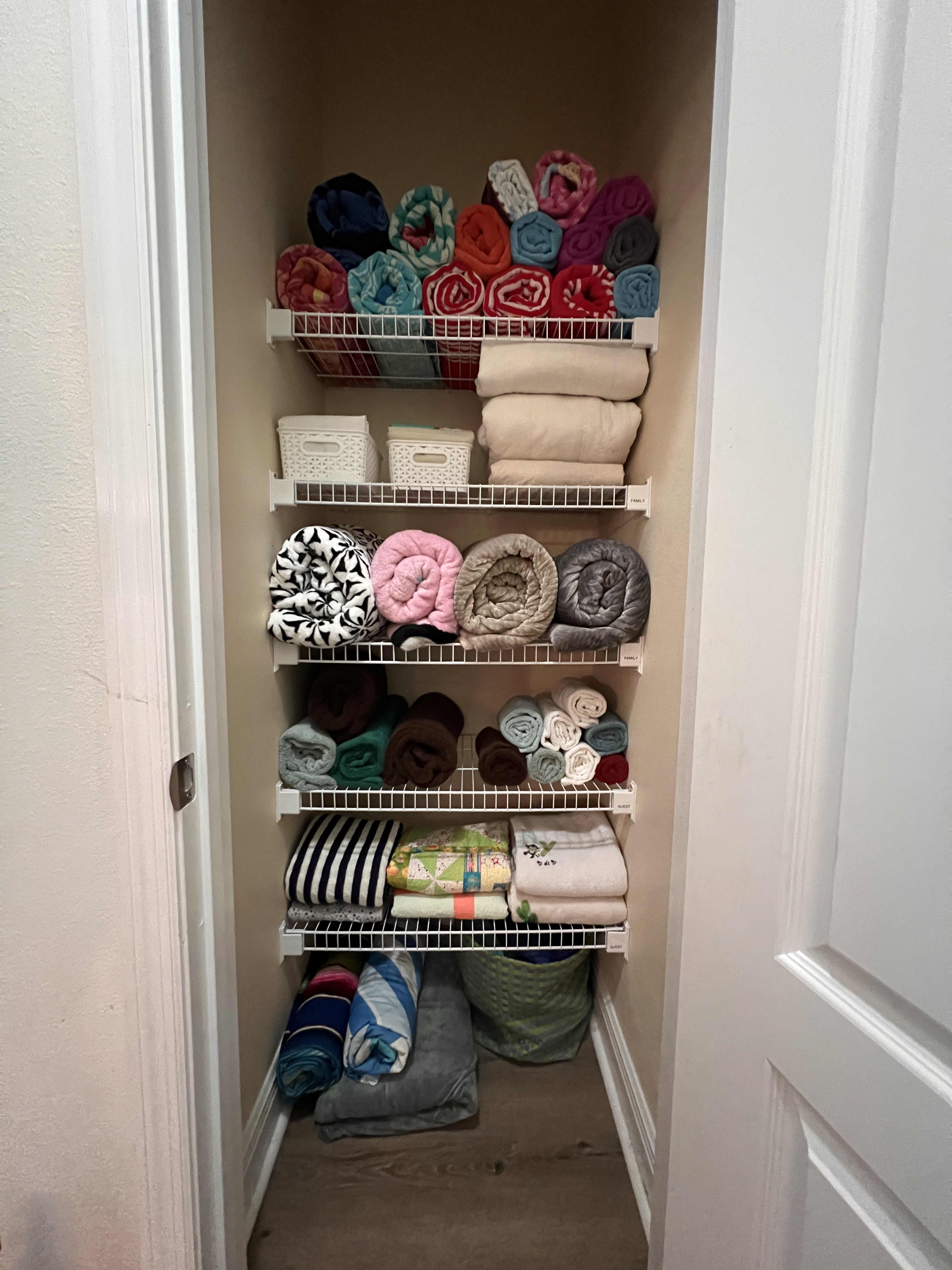Linen Closet Organizing: Readying Our Home for Guests