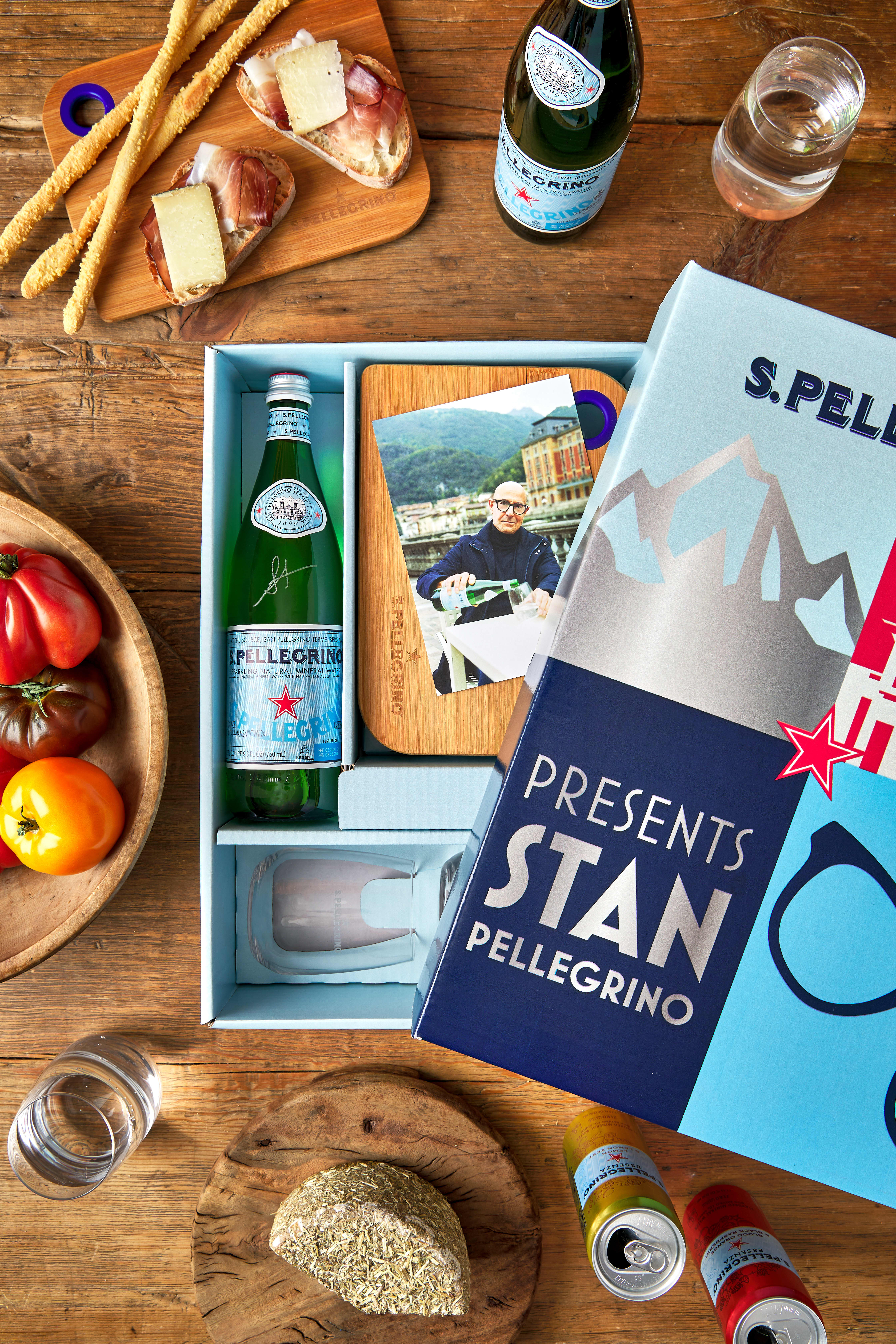 Stanley Tucci and S.Pellegrino Launch Holiday Recipe Kit With World Chef